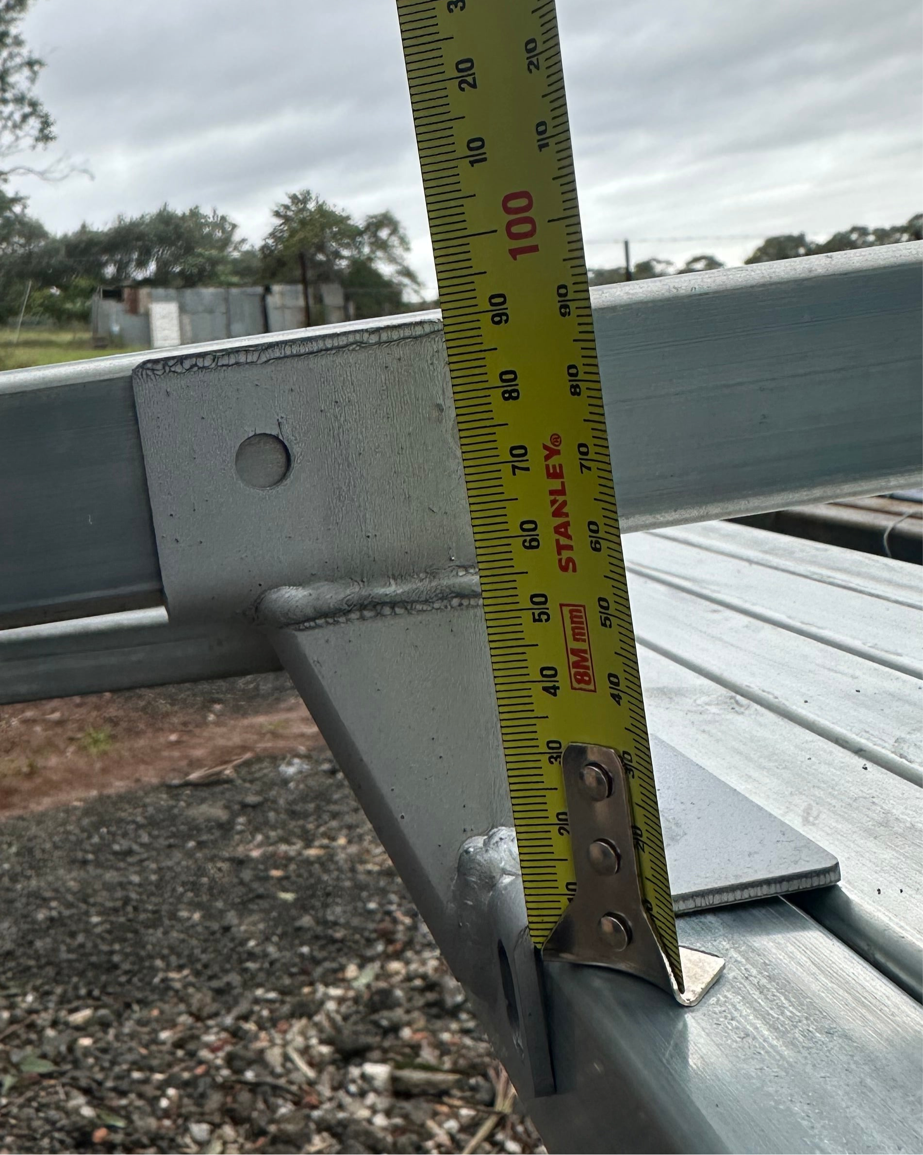 1 X - DIY Roof Top Tent Tub Rack Low Profile (90mm high) - Square