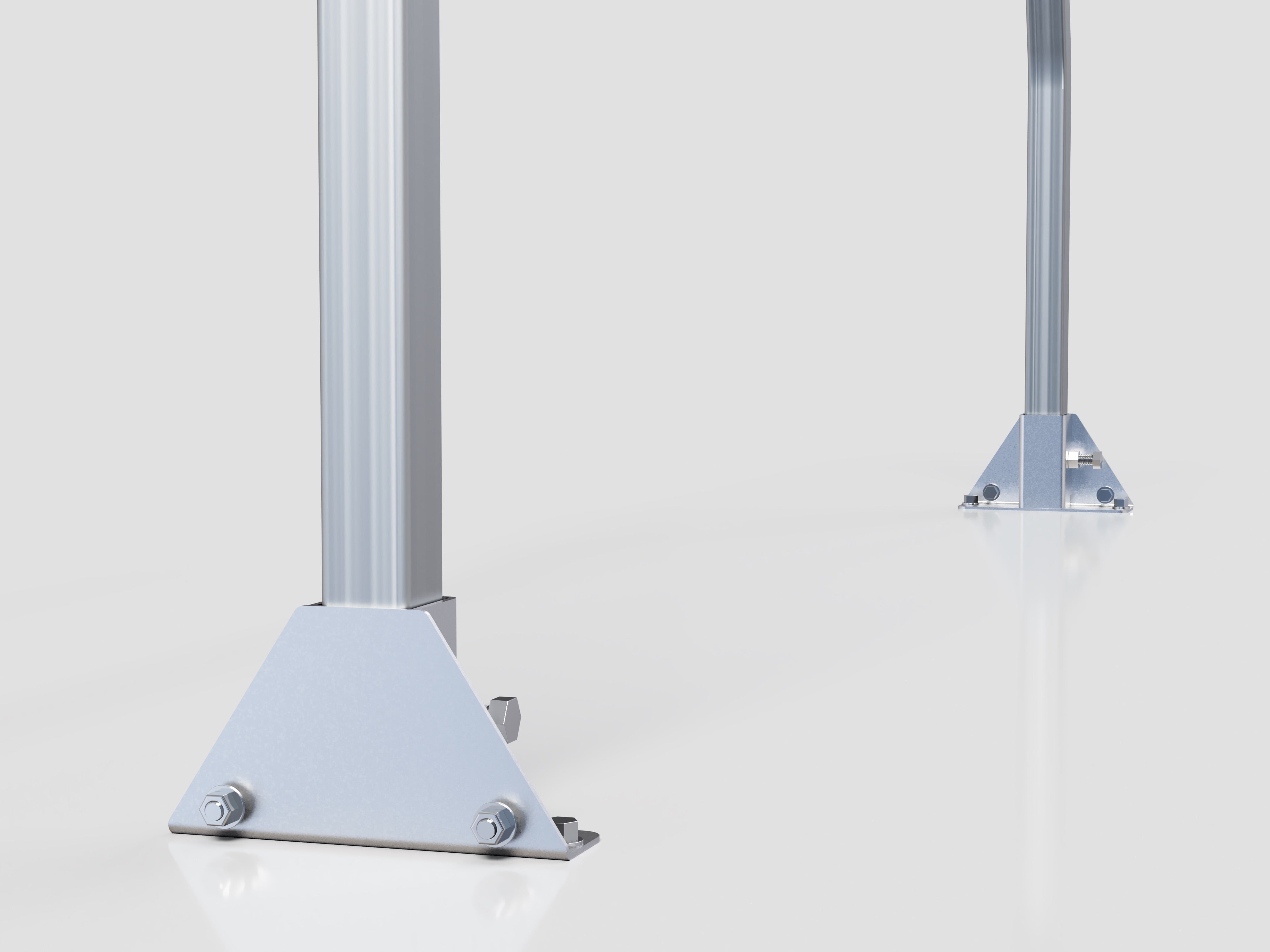 40x40 Square Australian-Made Universal Ladder Rack – Heavy-Duty Steel, Rated to 700 kg, Built for Utes & Trays