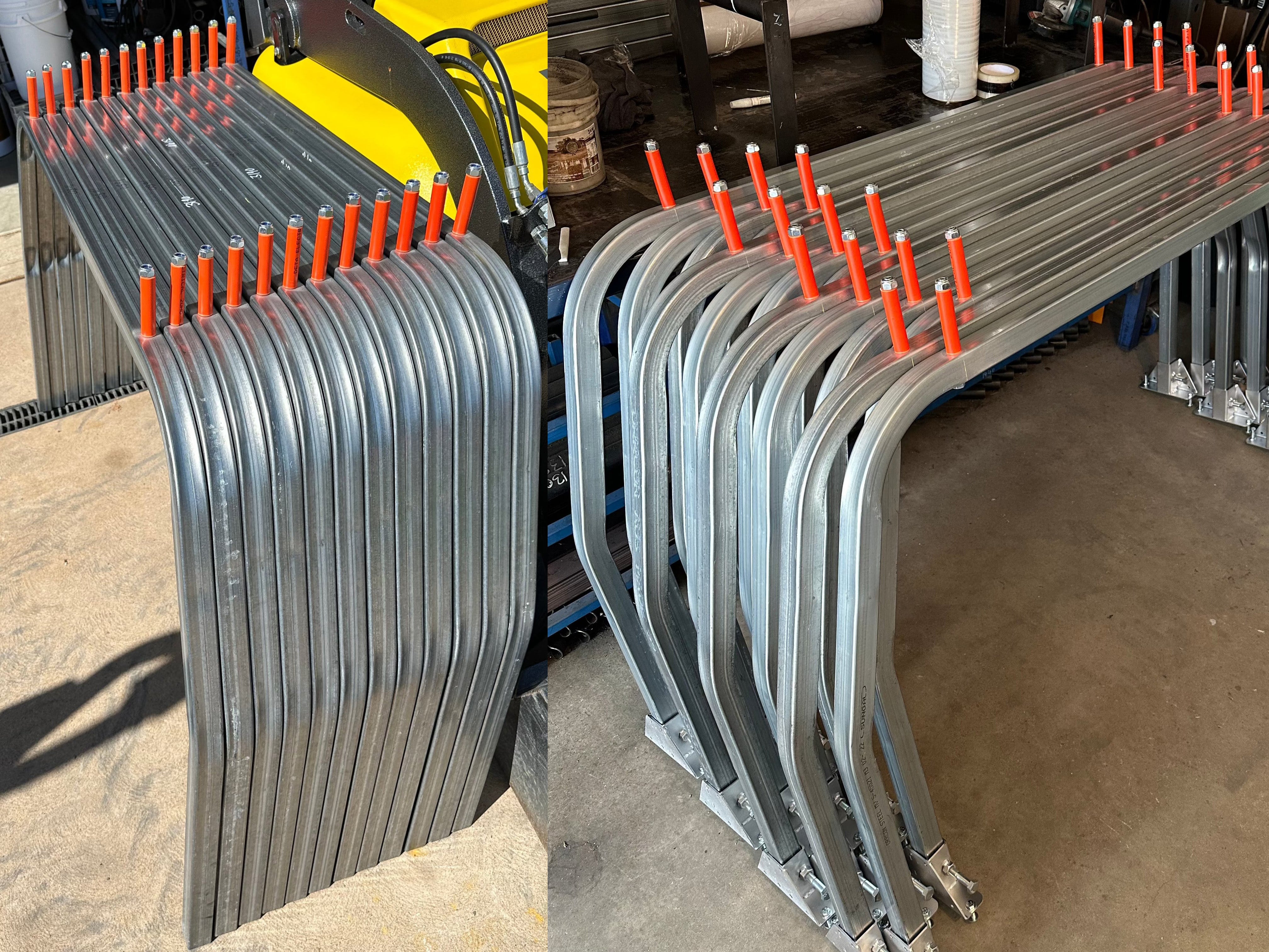 40x40 Square Australian-Made Universal Ladder Rack – Heavy-Duty Steel, Rated to 700 kg, Built for Utes & Trays