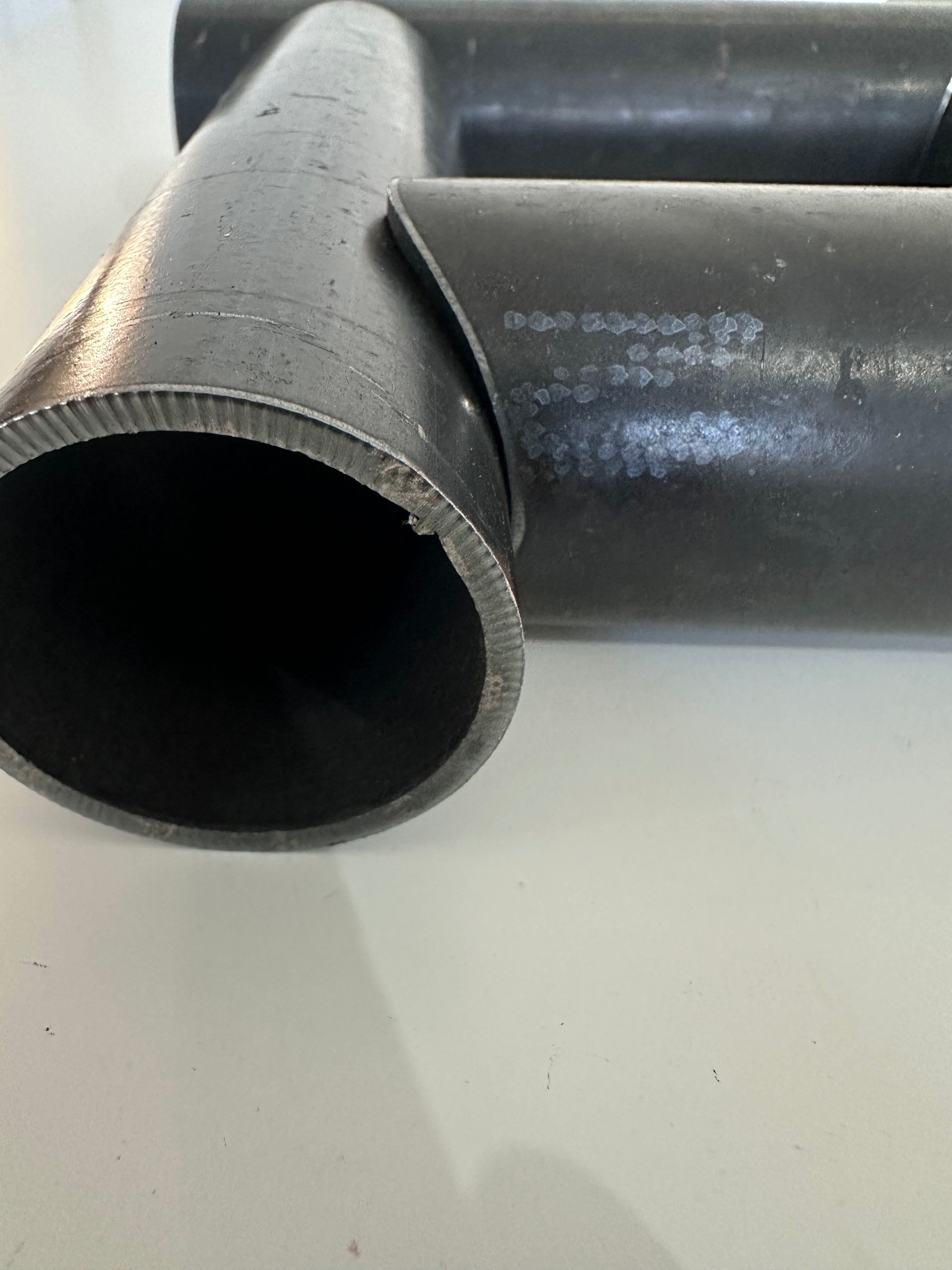 Round Tube Practice Weld Kit - Square Design (90 Degrees)