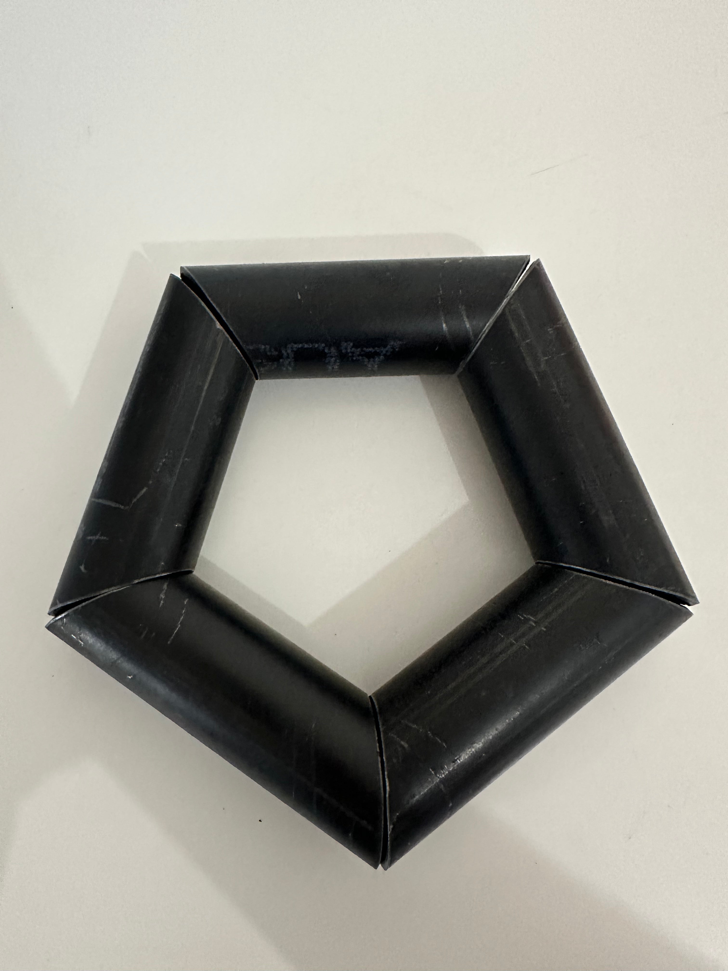 Round Tube Practice Weld Kit - Pentagon Design (36 Degrees)