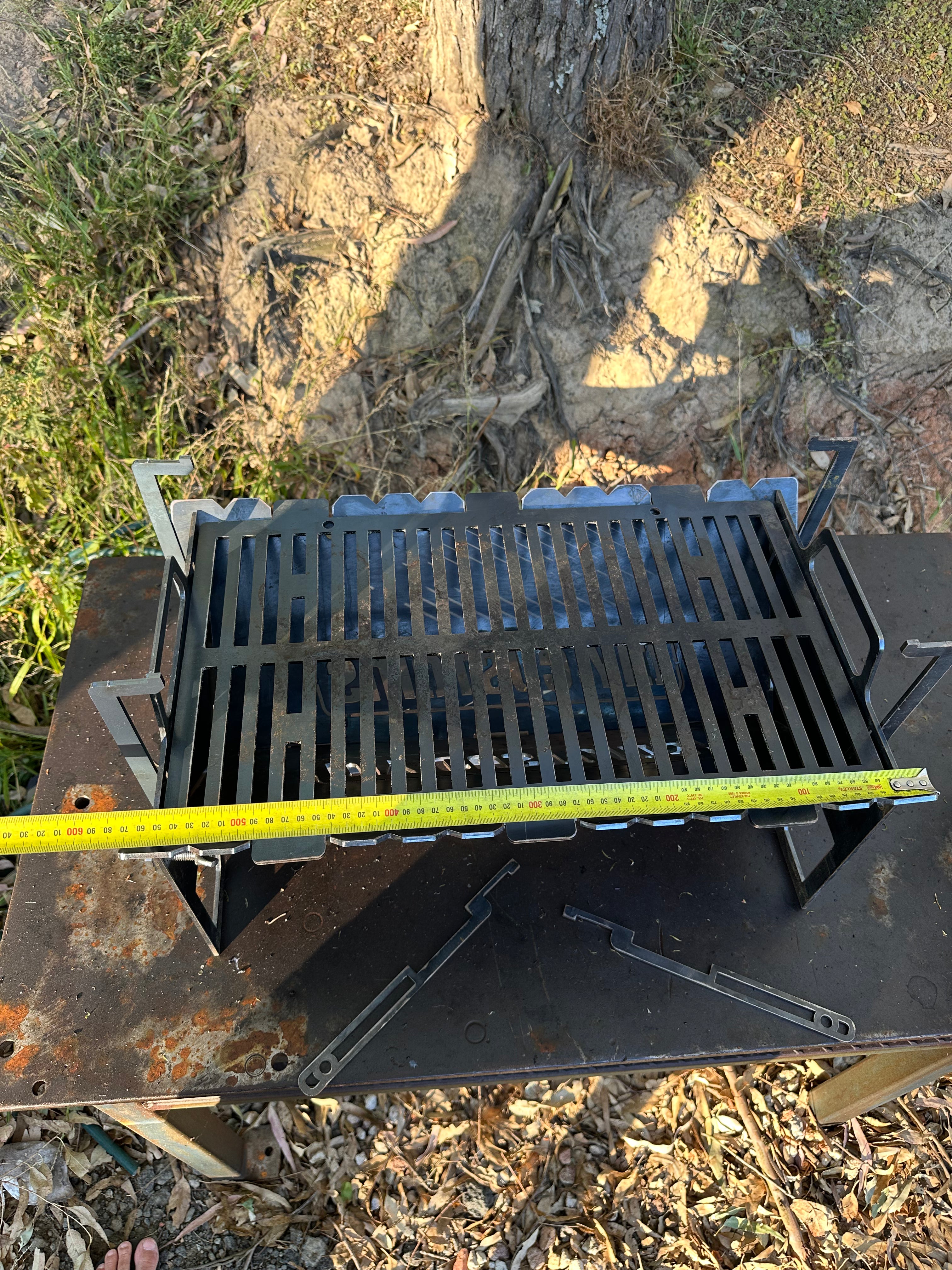 Flat-Pack BBQ Grill & Fire Pit