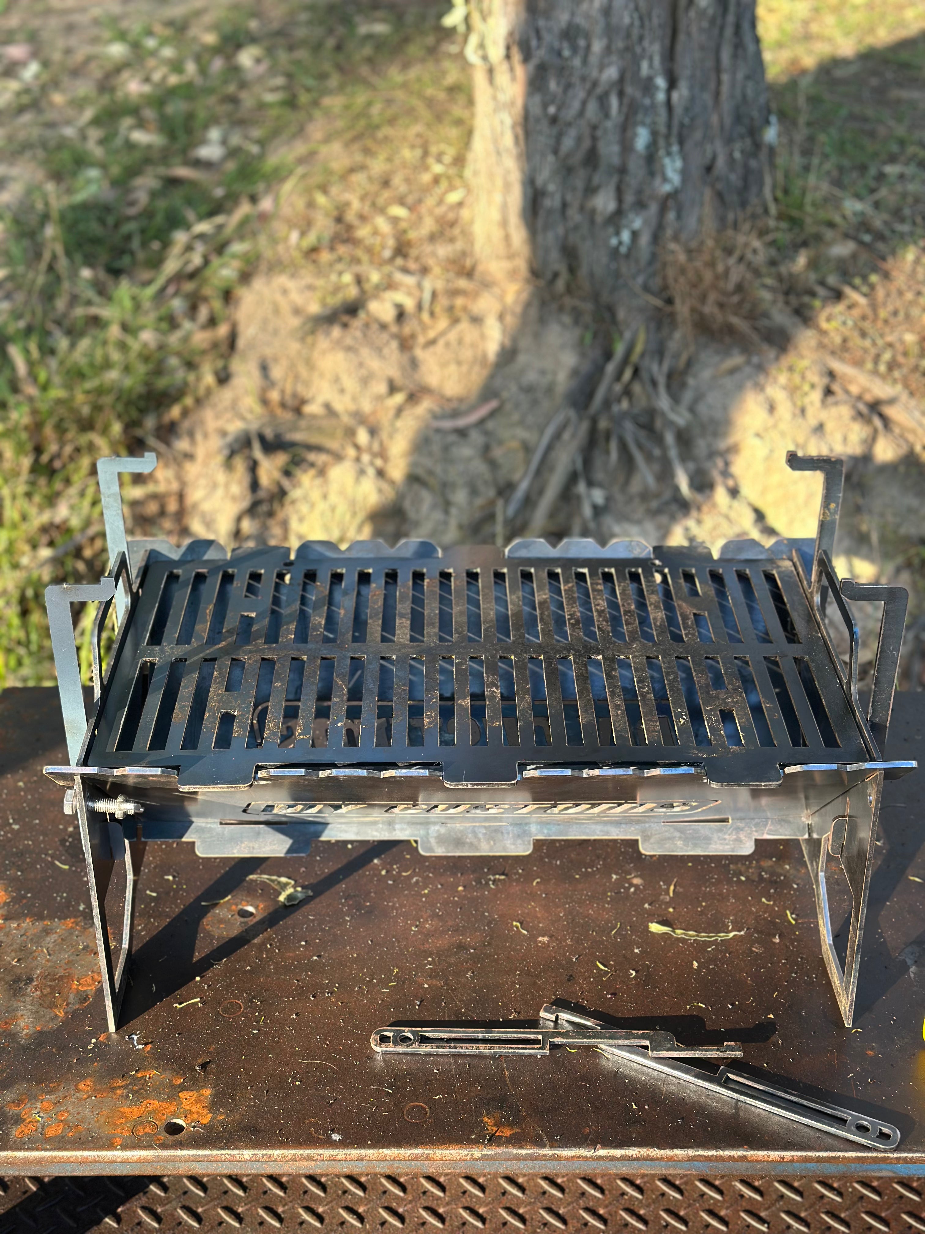Flat-Pack BBQ Grill & Fire Pit