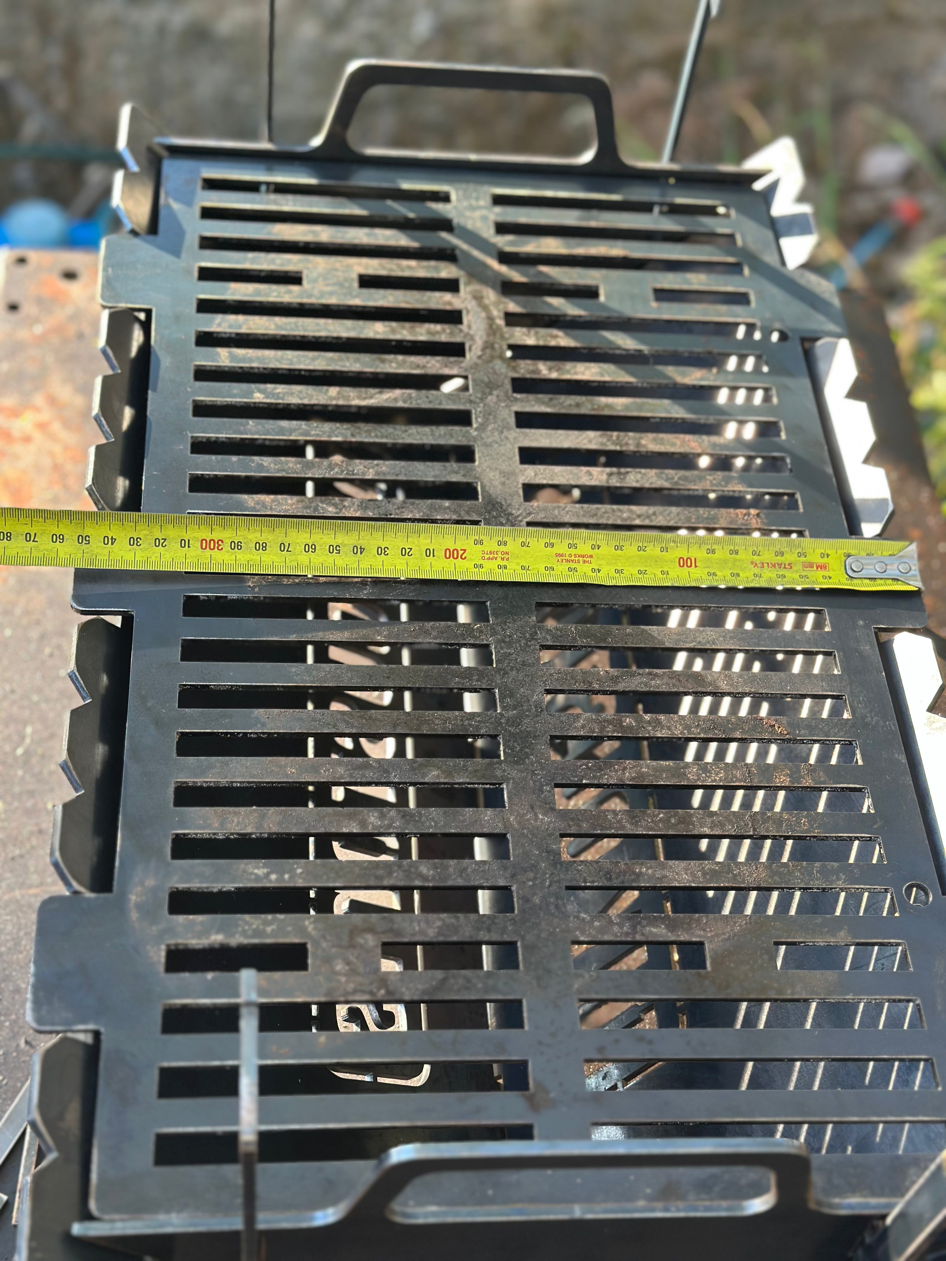 Flat-Pack BBQ Grill & Fire Pit