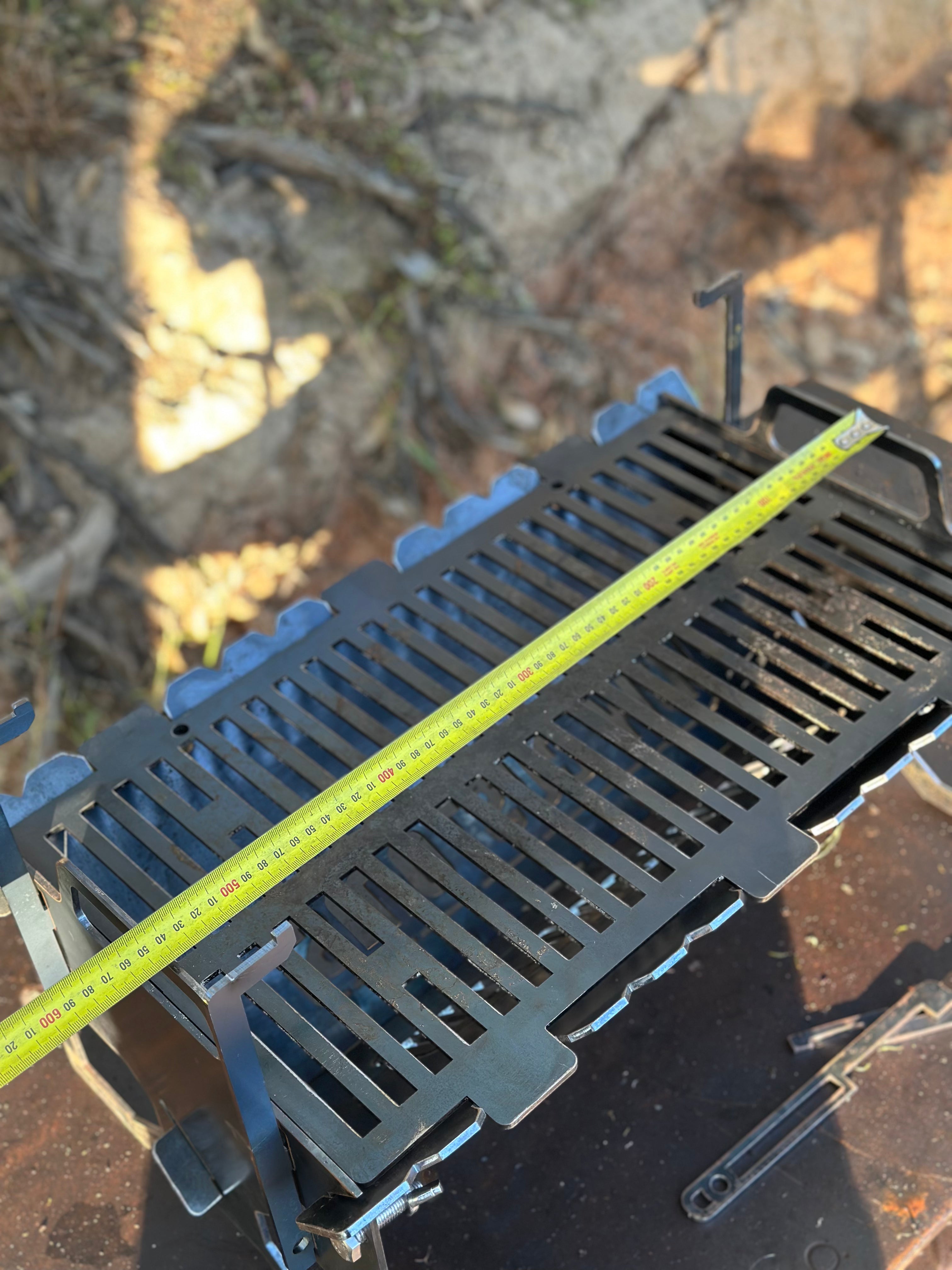 Flat-Pack BBQ Grill & Fire Pit