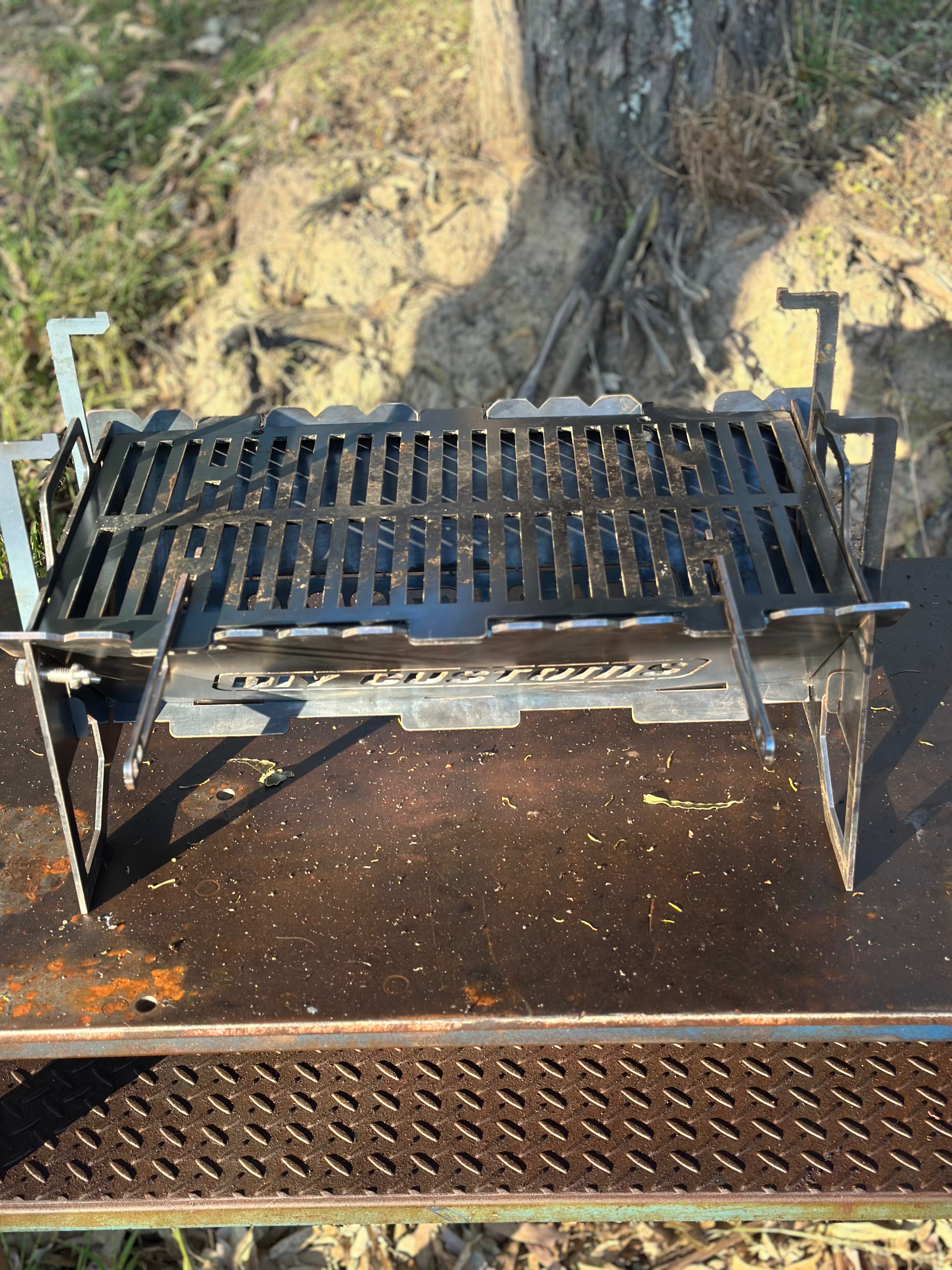 Flat-Pack BBQ Grill & Fire Pit