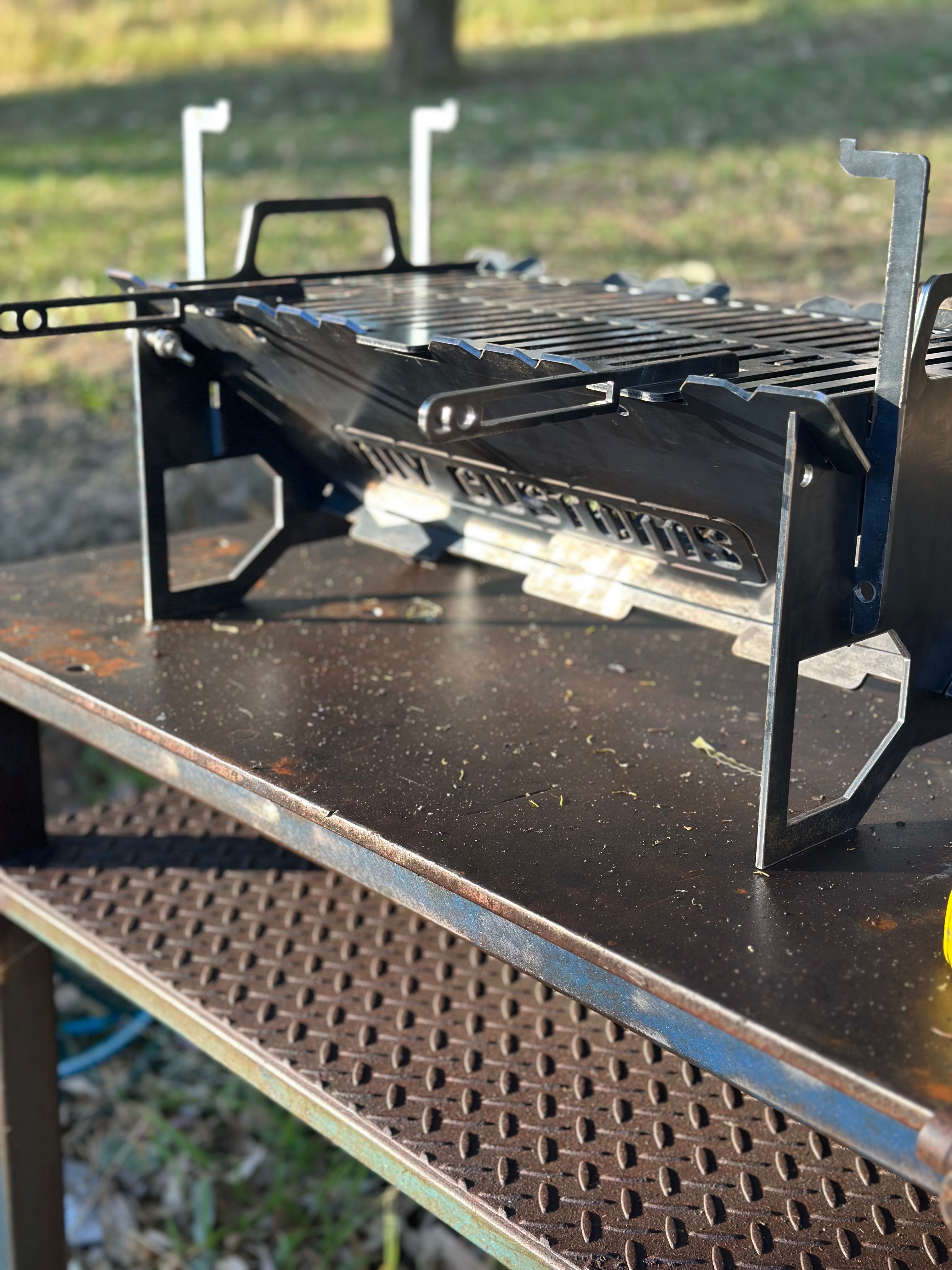 Flat-Pack BBQ Grill & Fire Pit