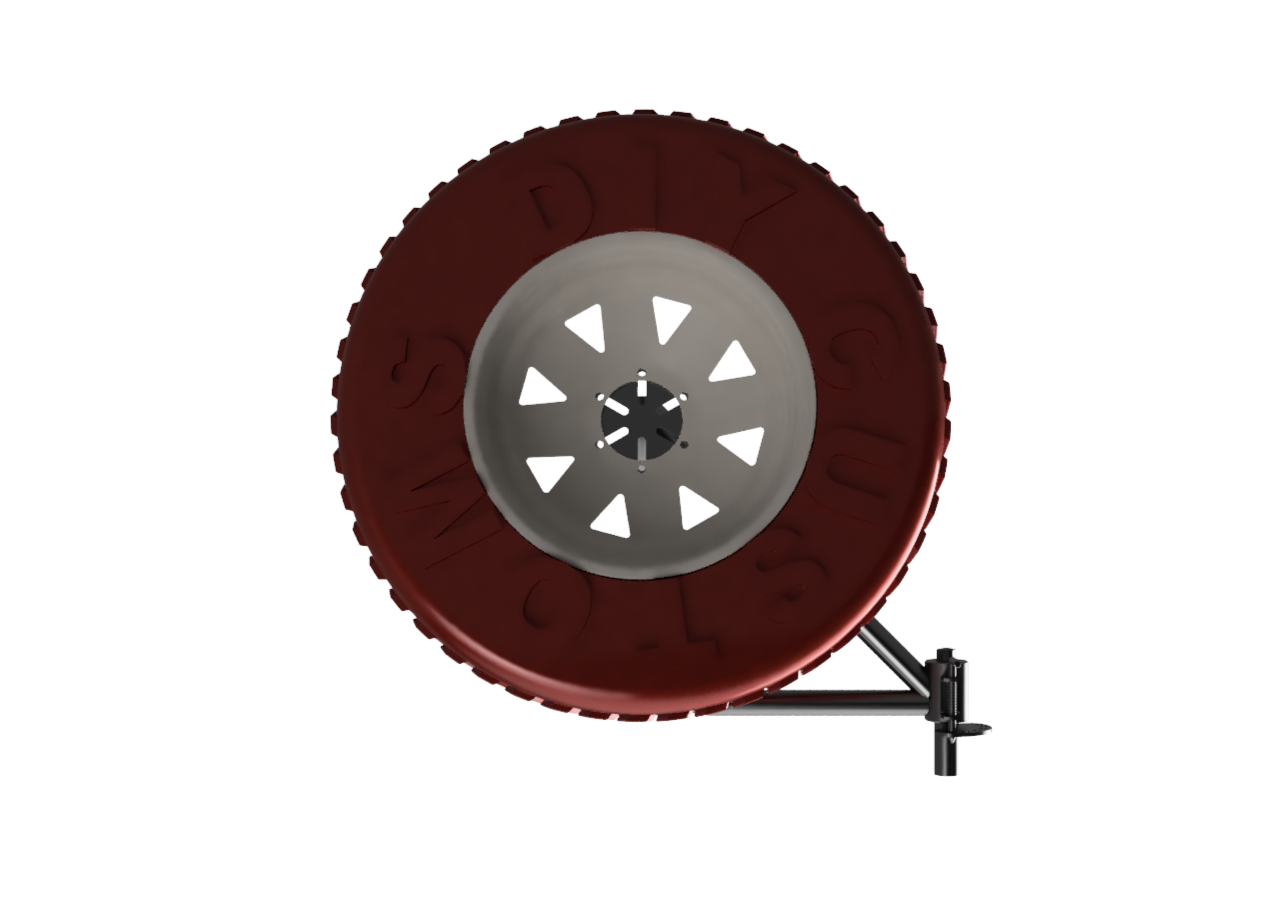 DIY Rear Wheel Carrier ( WELD TOGETHER )