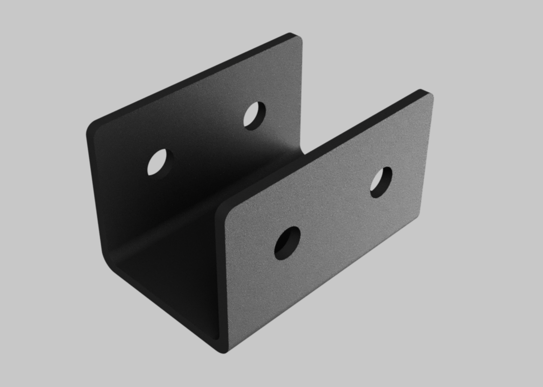 DIY Roof Top Tent Tub Rack Low Profile (90mm high) - Square