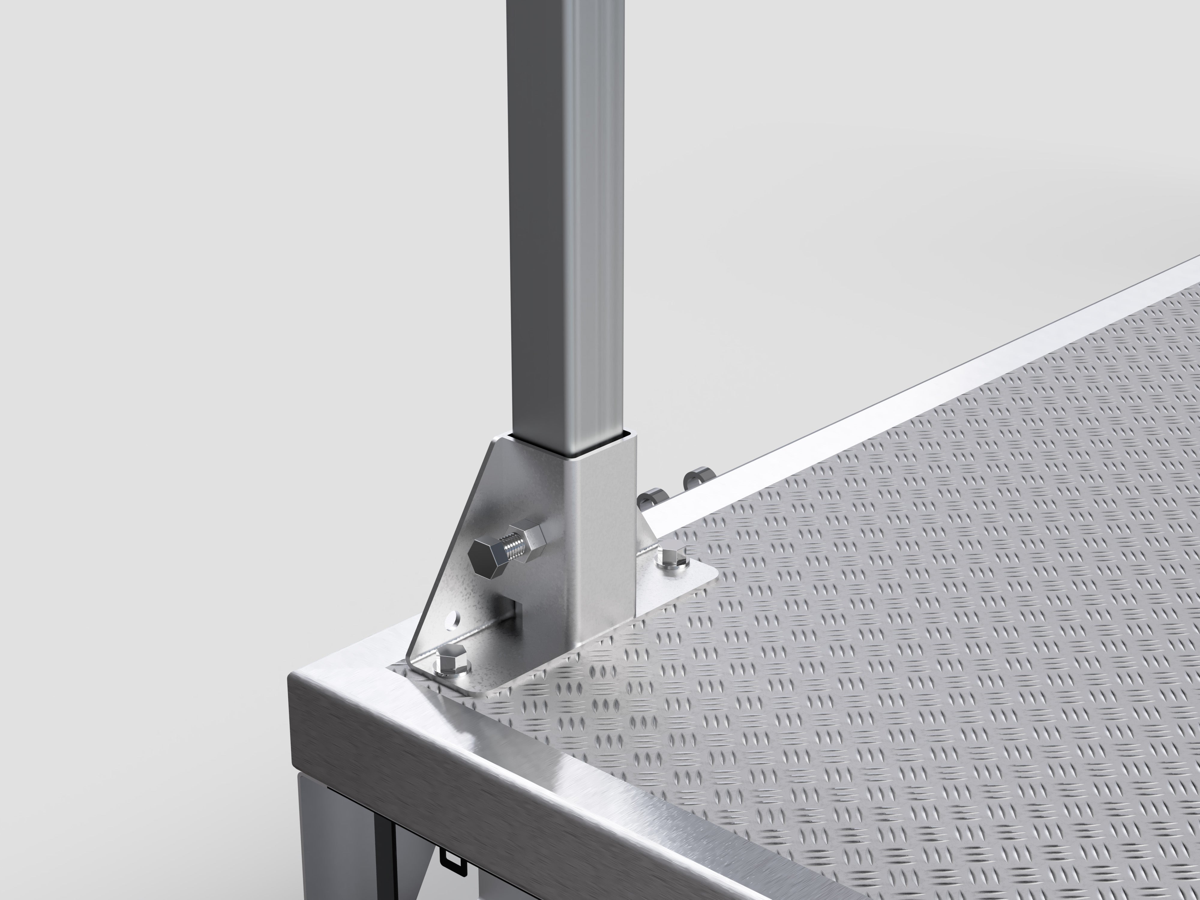 40x40 Square Australian-Made Universal Ladder Rack – Heavy-Duty Steel, Rated to 700 kg, Built for Utes & Trays