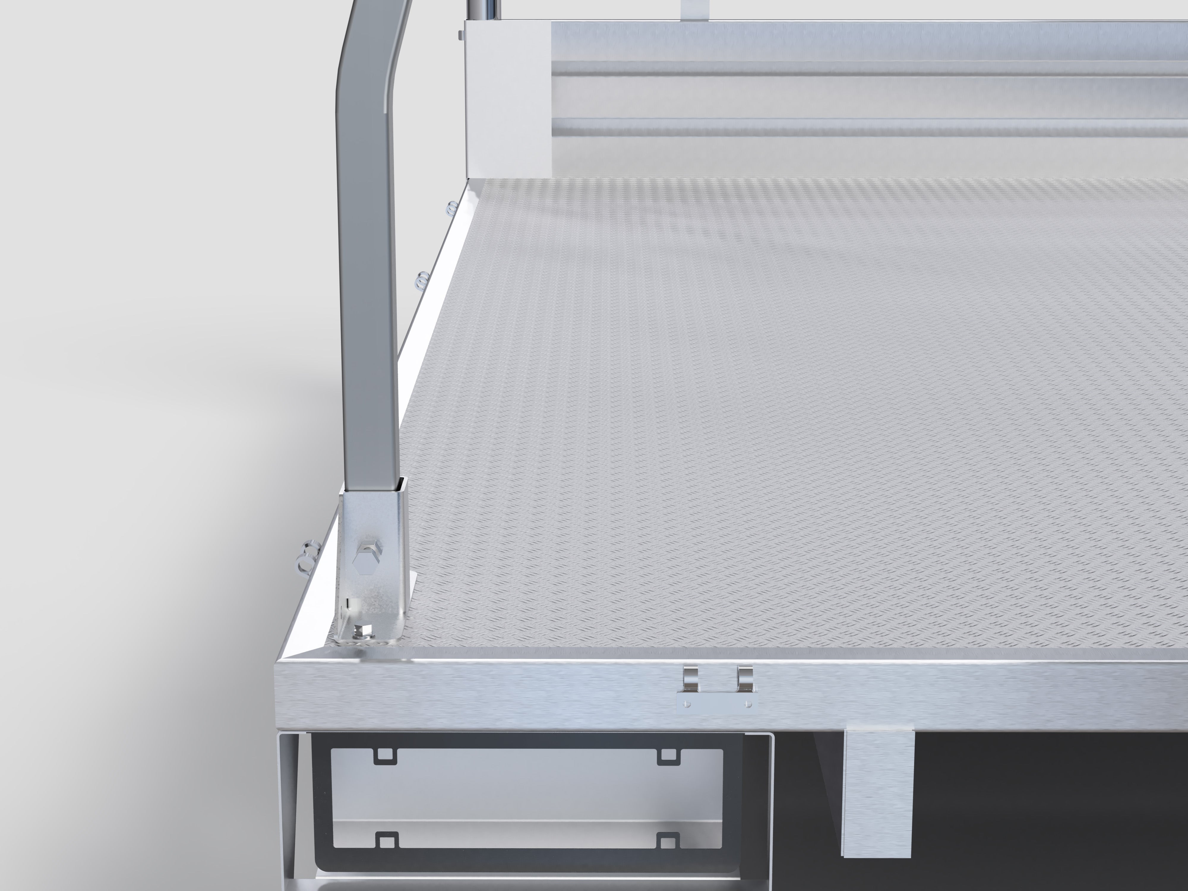 40x40 Square Australian-Made Universal Ladder Rack – Heavy-Duty Steel, Rated to 700 kg, Built for Utes & Trays