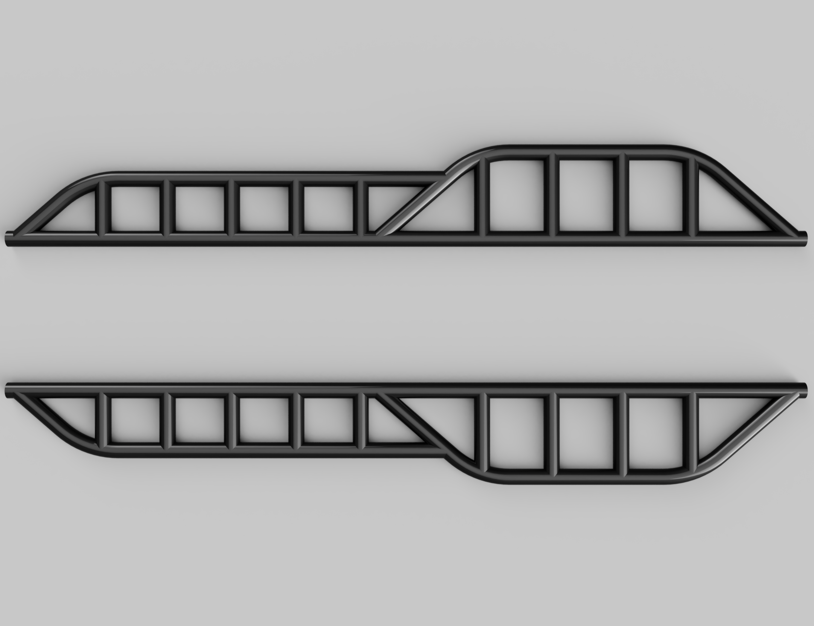 Toyota LandCruiser 80 Series (1990-1997 - 4 Door Wagon) SINGLE KICKOUT Design (DIY WELD TOGETHER KIT)