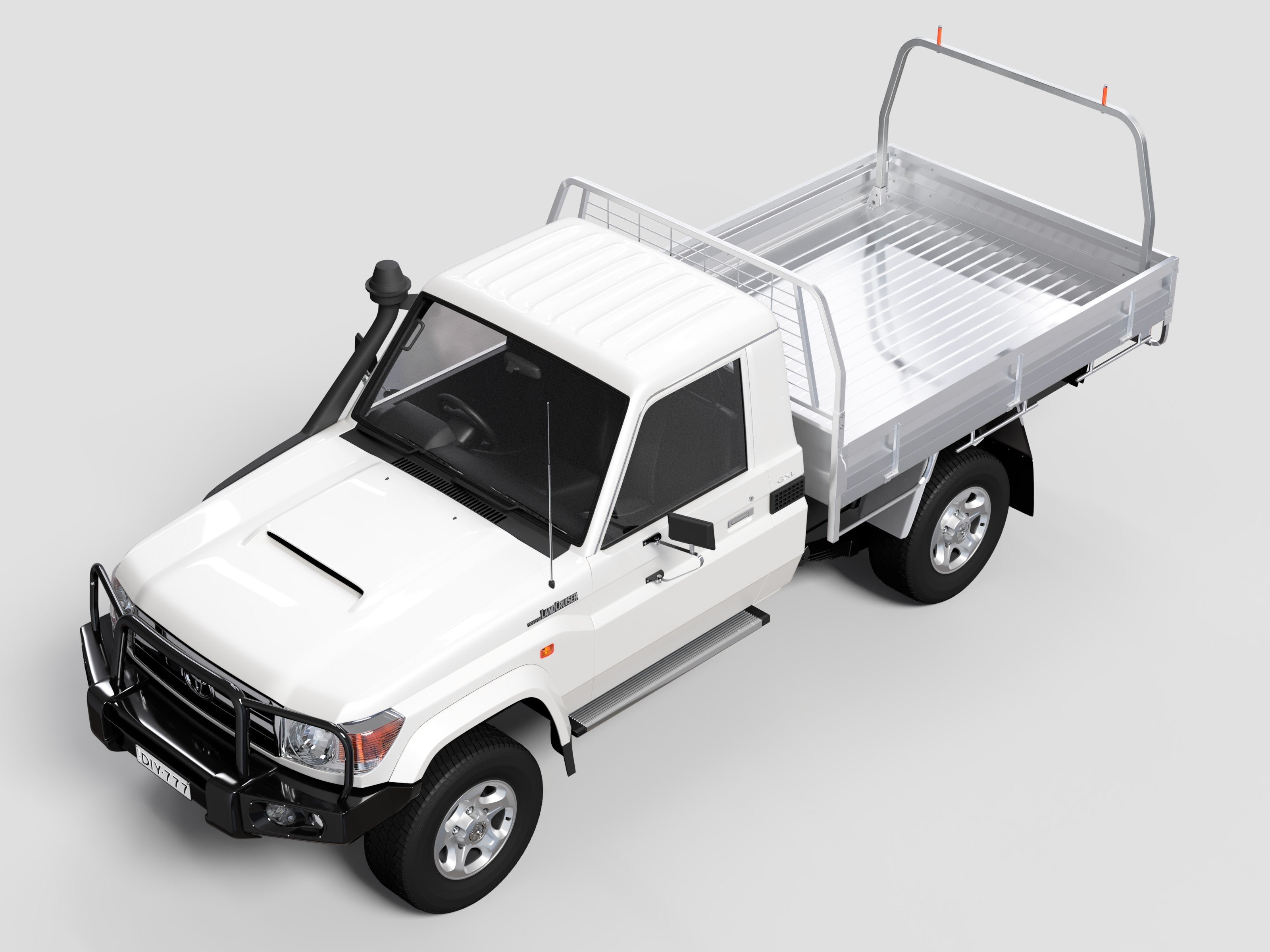 40x40 Square Australian-Made Universal Ladder Rack – Heavy-Duty Steel, Rated to 700 kg, Built for Utes & Trays