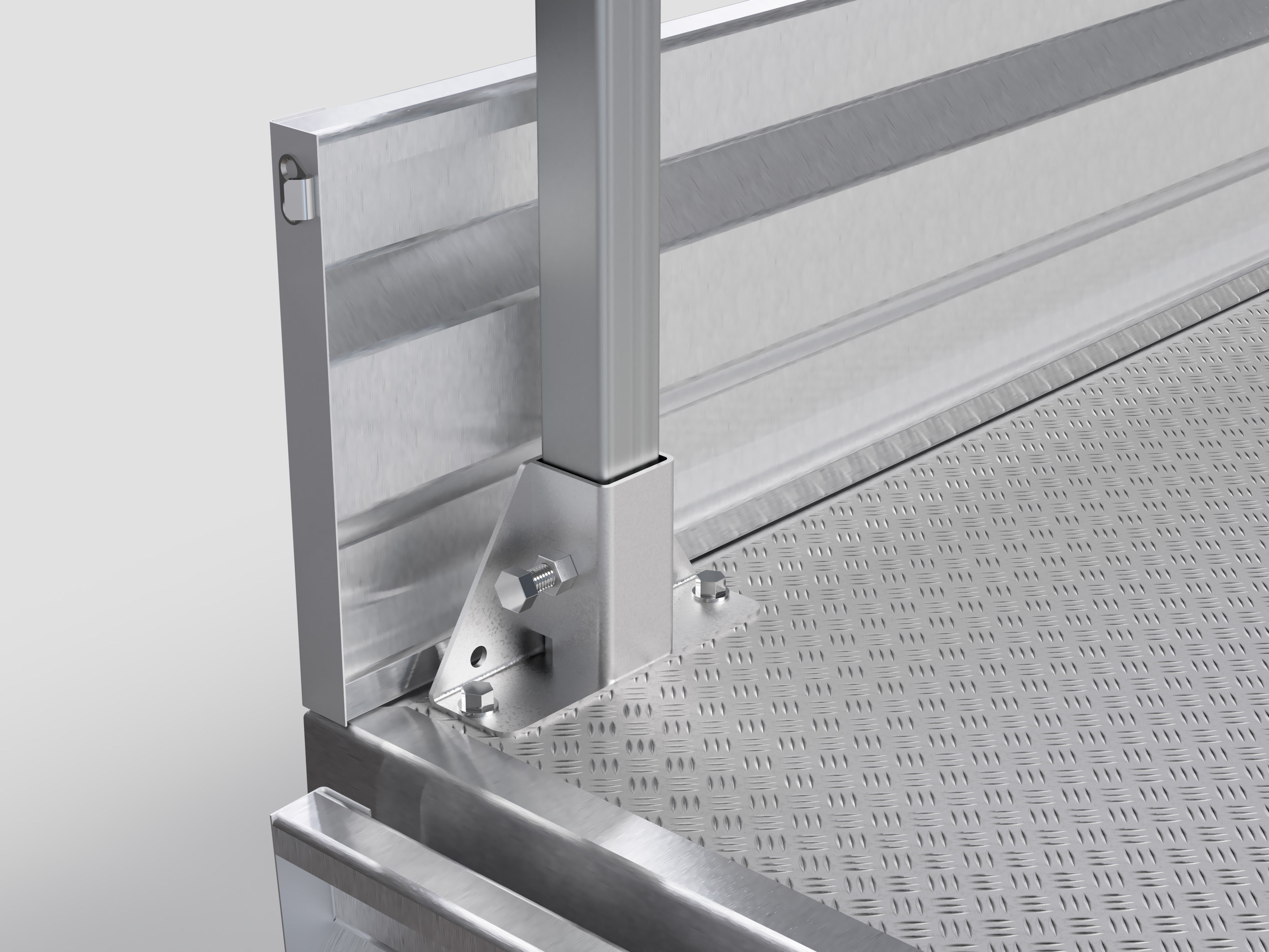 40x40 Square Australian-Made Universal Ladder Rack – Heavy-Duty Steel, Rated to 700 kg, Built for Utes & Trays