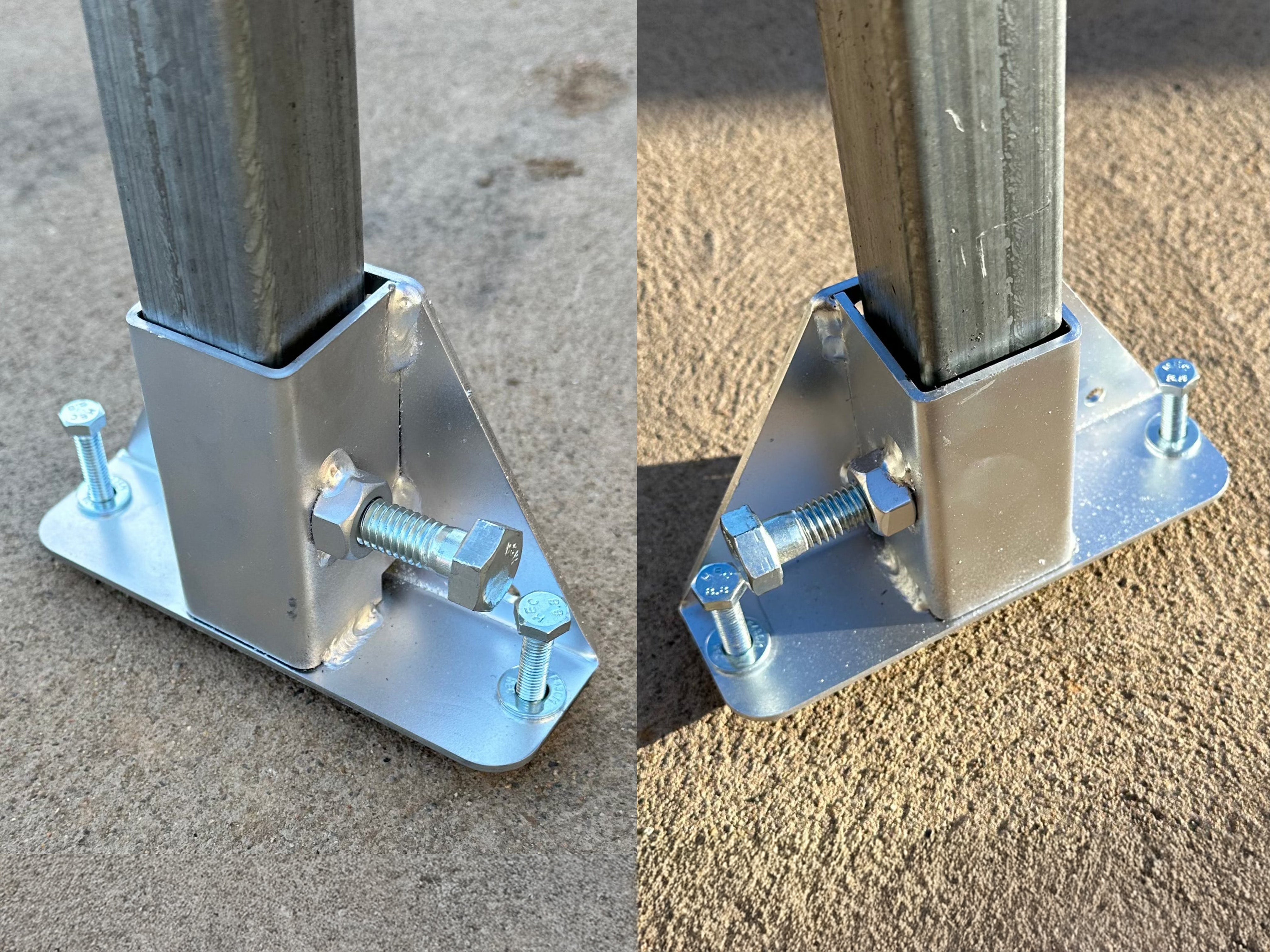 40x40 Square Australian-Made Universal Ladder Rack – Heavy-Duty Steel, Rated to 700 kg, Built for Utes & Trays