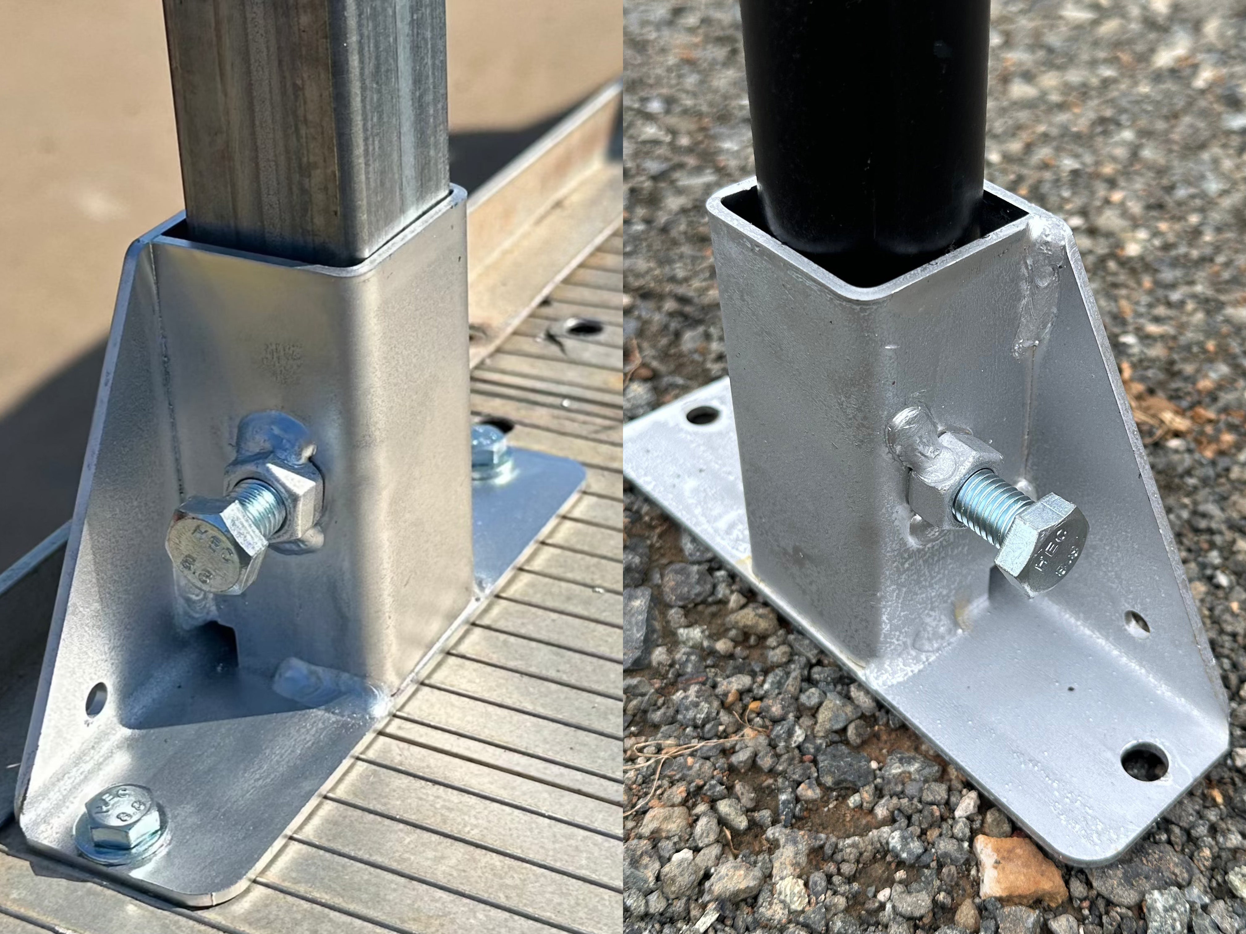 40x40 Square Australian-Made Universal Ladder Rack – Heavy-Duty Steel, Rated to 700 kg, Built for Utes & Trays