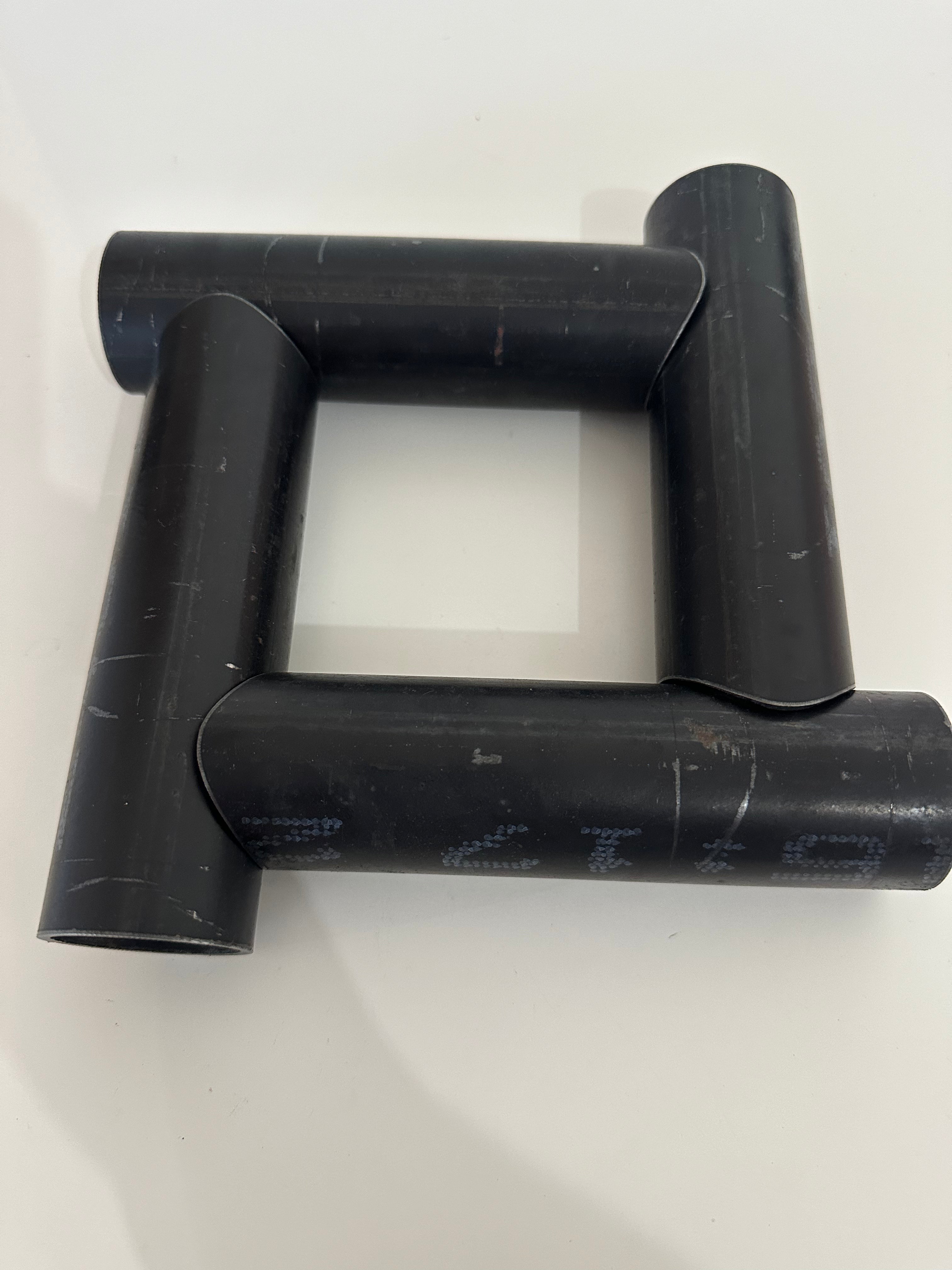 Round Tube Practice Weld Kit - Square Design (90 Degrees)