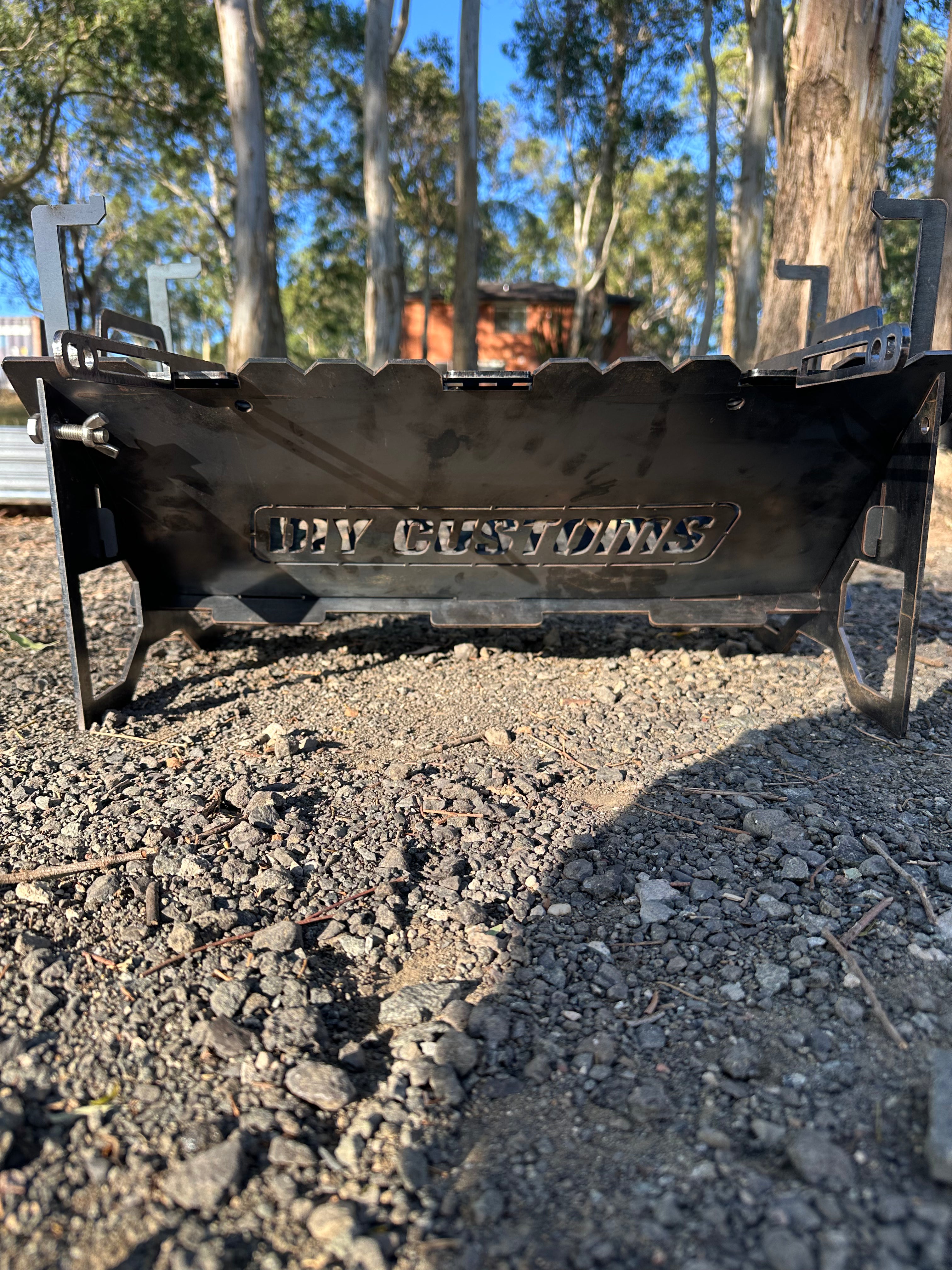 Flat-Pack BBQ Grill & Fire Pit