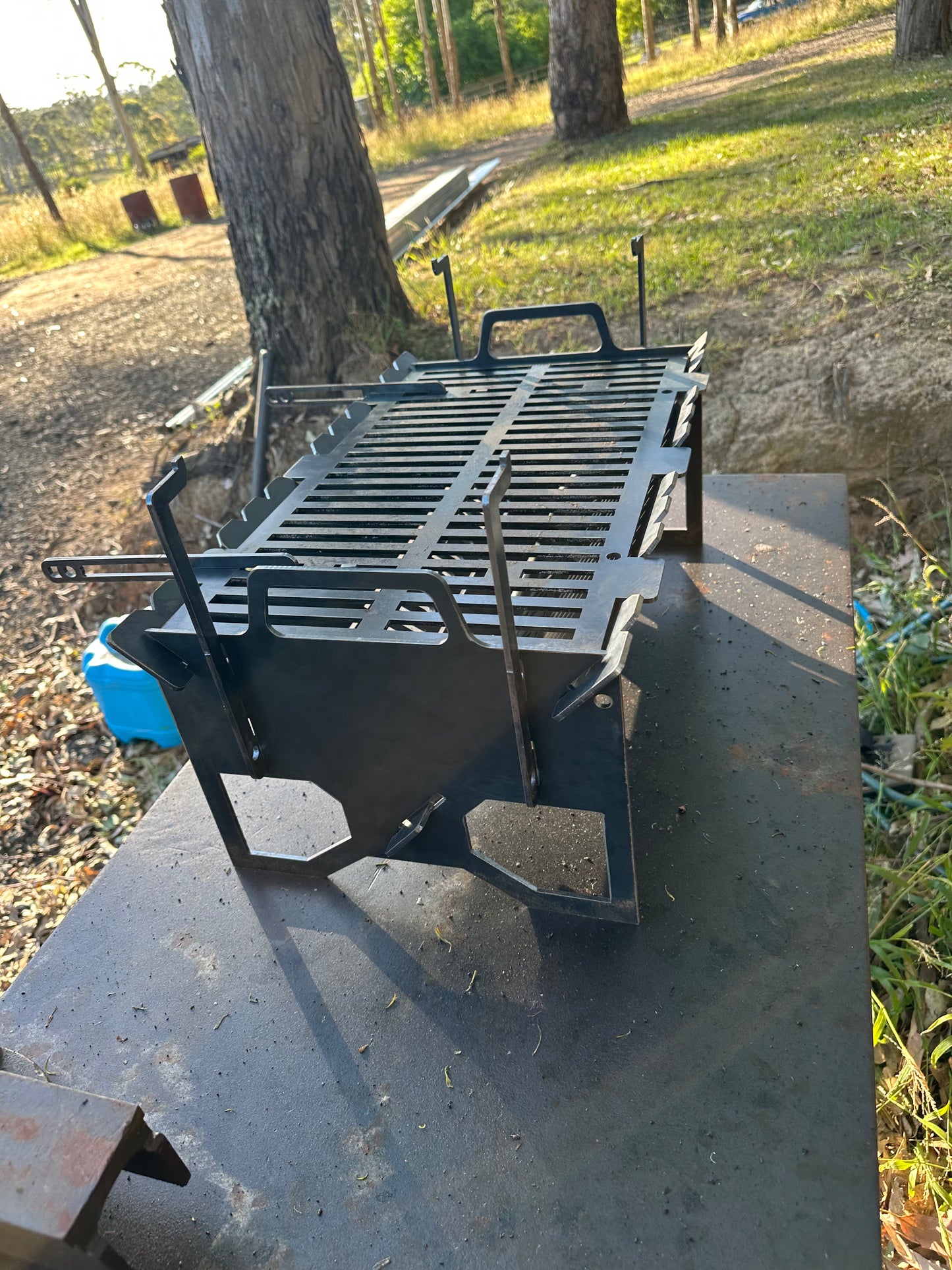 Flat-Pack BBQ Grill & Fire Pit