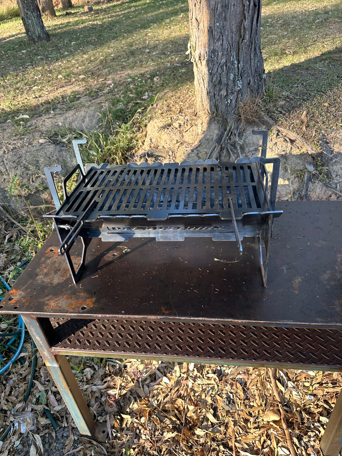 Flat-Pack BBQ Grill & Fire Pit
