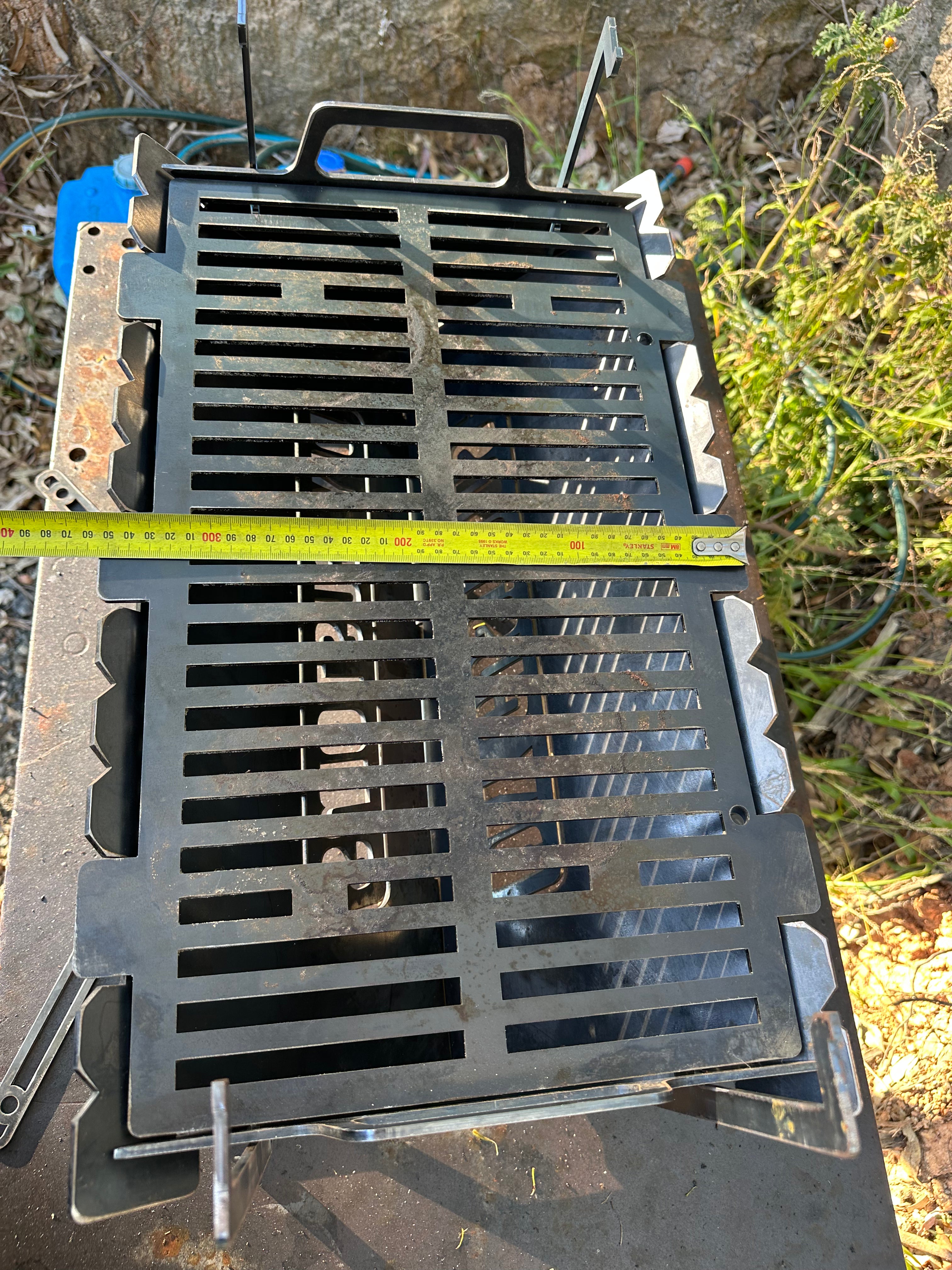 Flat-Pack BBQ Grill & Fire Pit