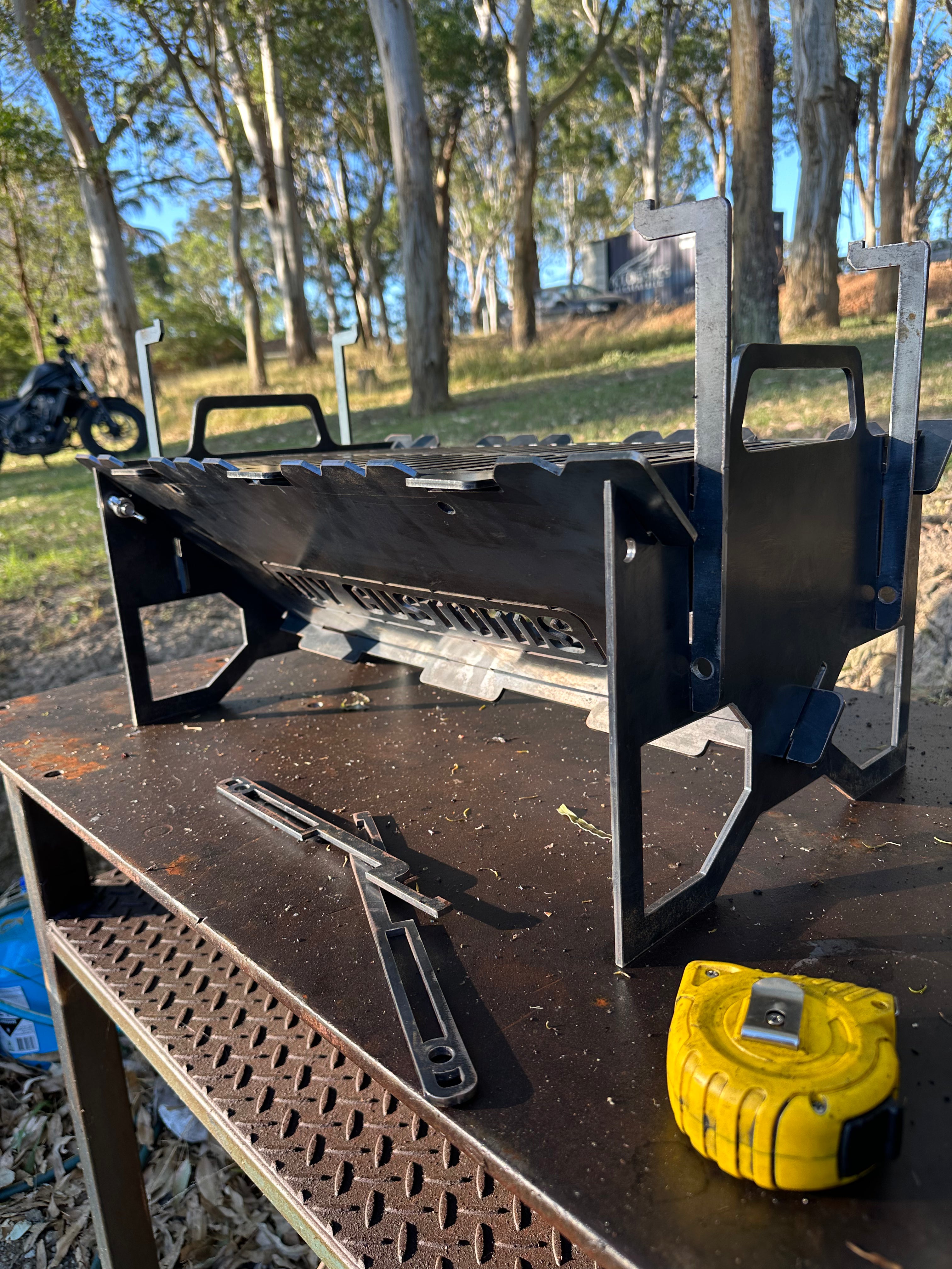 Flat-Pack BBQ Grill & Fire Pit