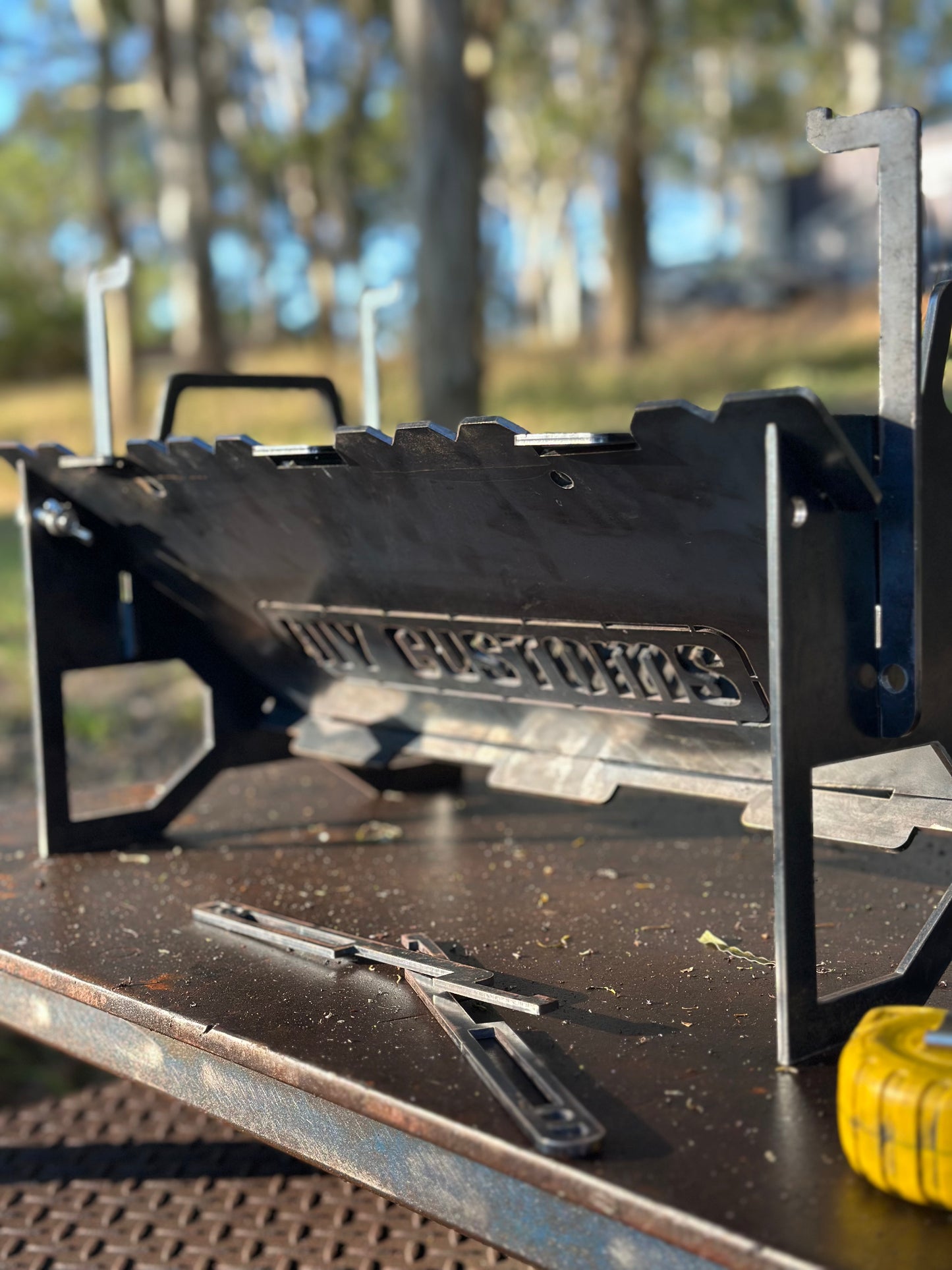 Flat-Pack BBQ Grill & Fire Pit