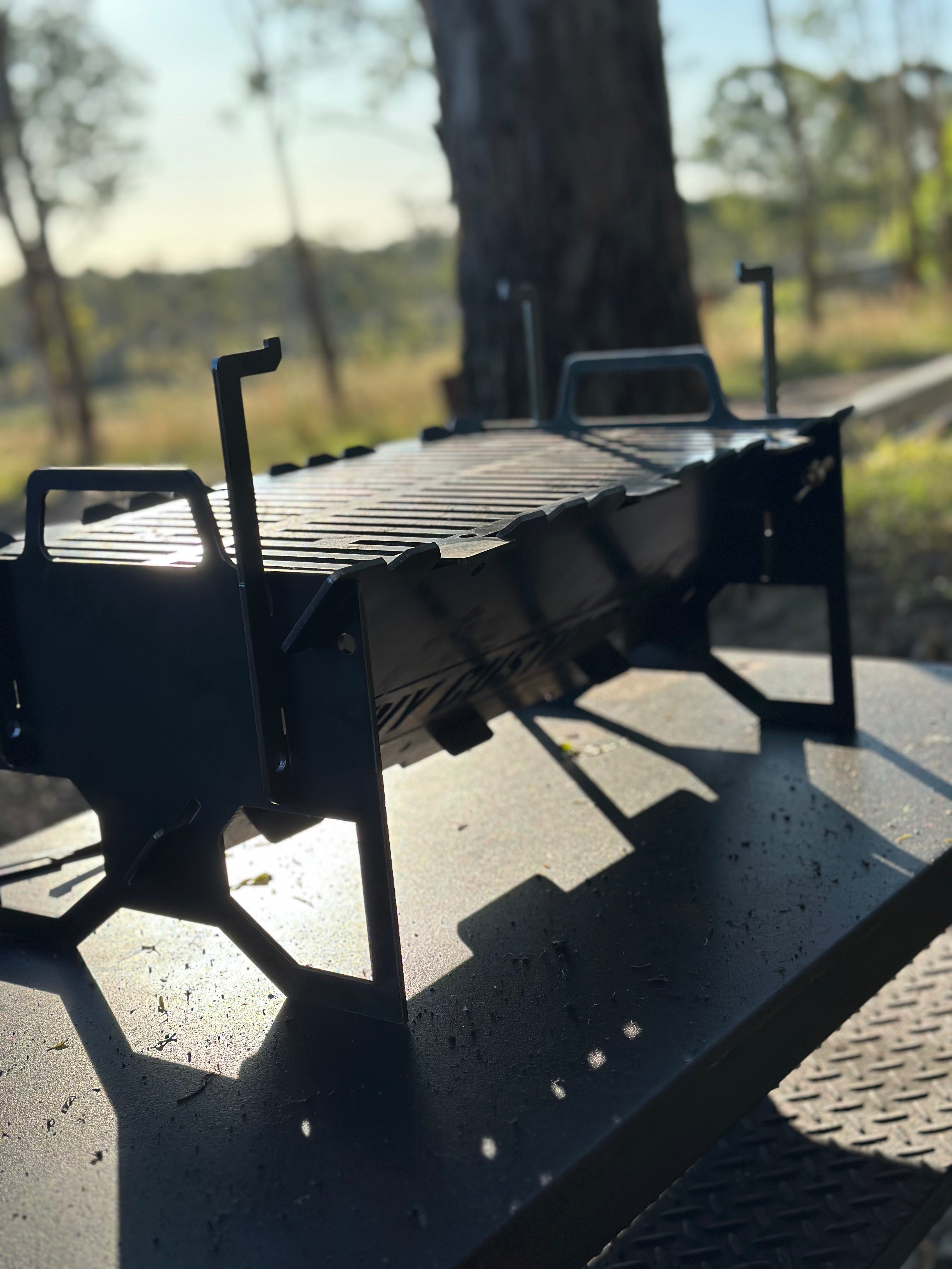 Flat-Pack BBQ Grill & Fire Pit