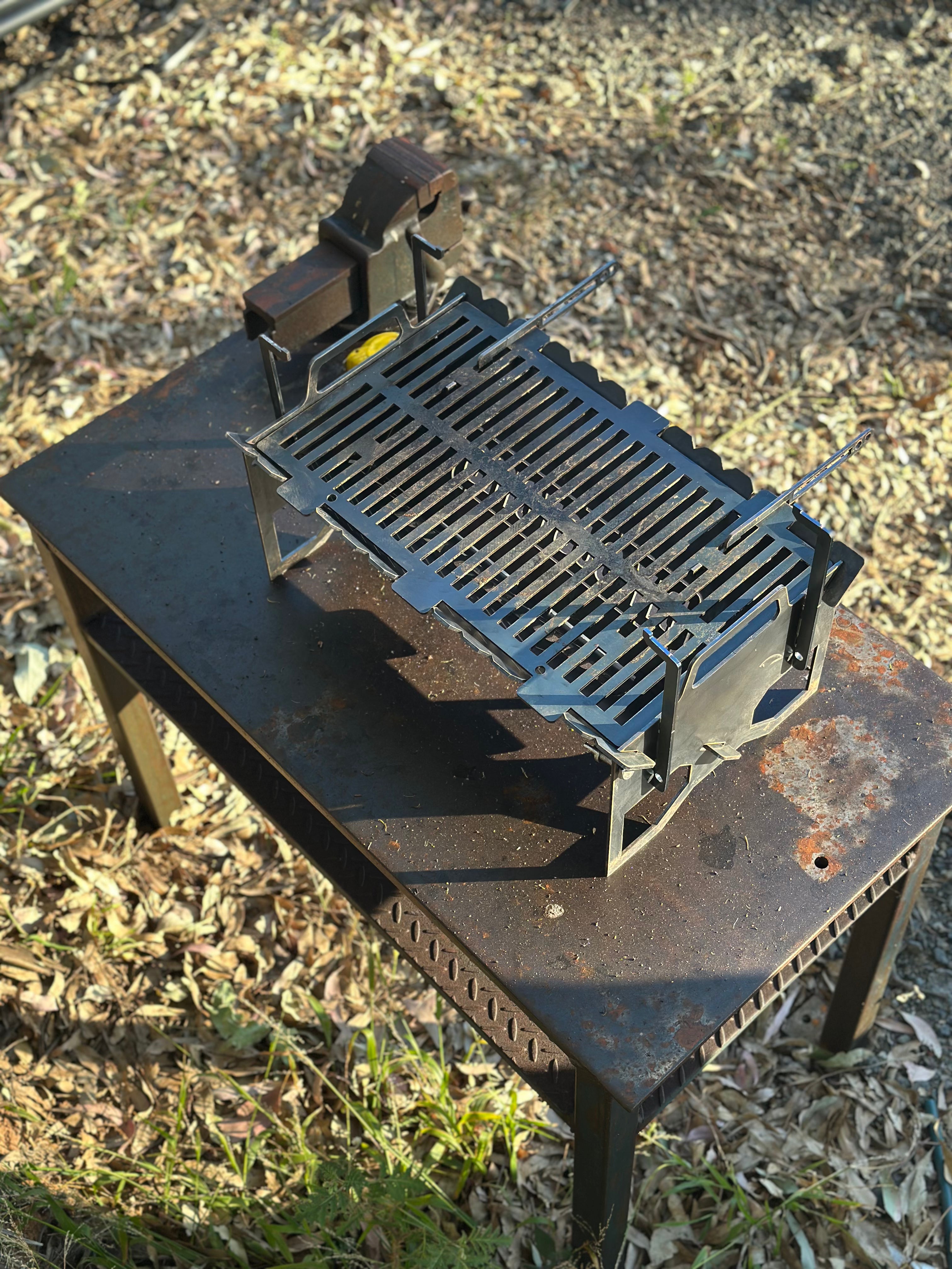 Flat-Pack BBQ Grill & Fire Pit