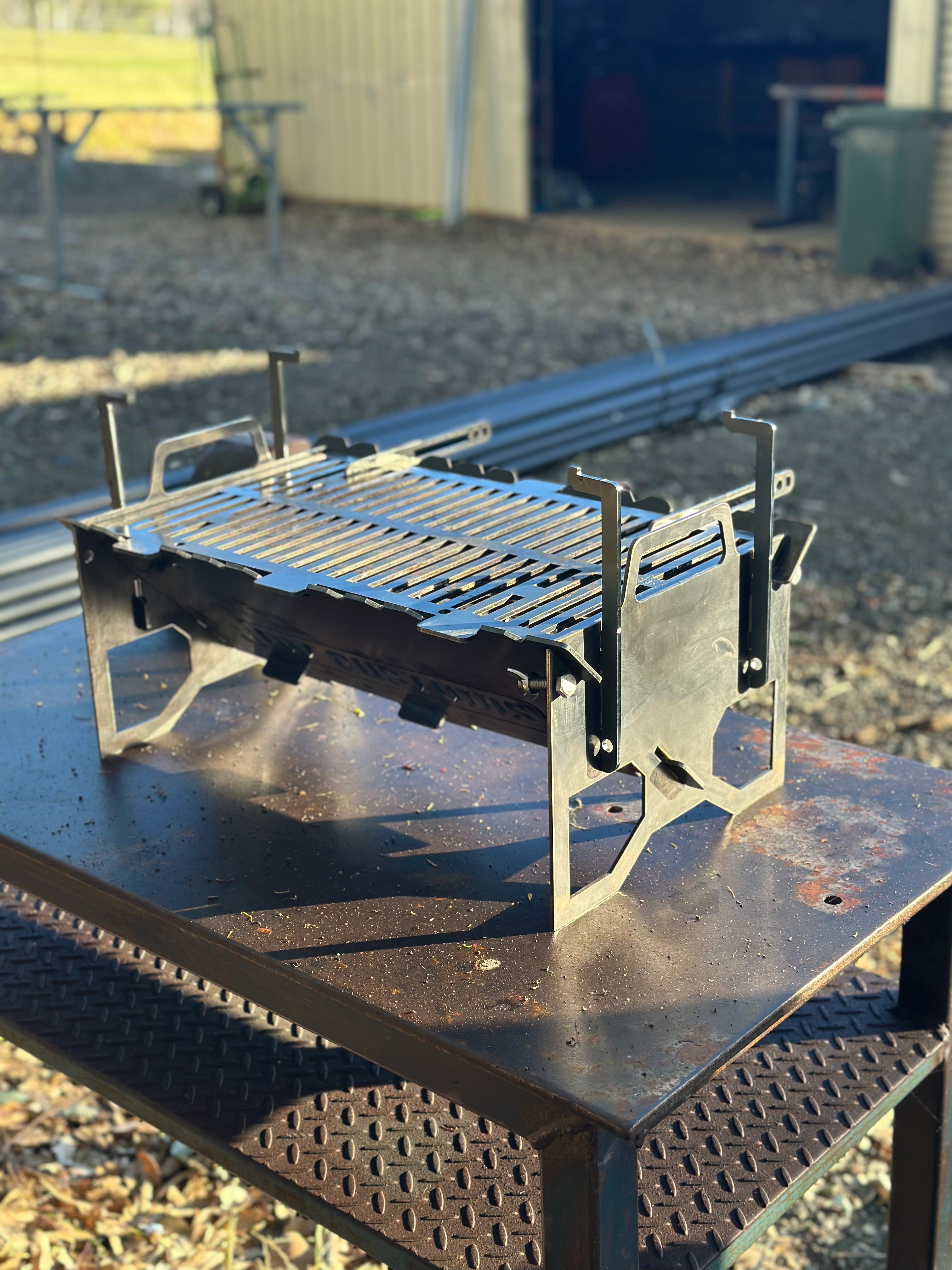 Flat-Pack BBQ Grill & Fire Pit