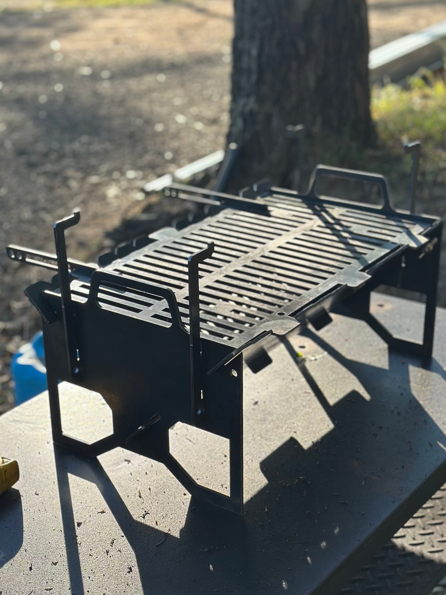 Flat-Pack BBQ Grill & Fire Pit
