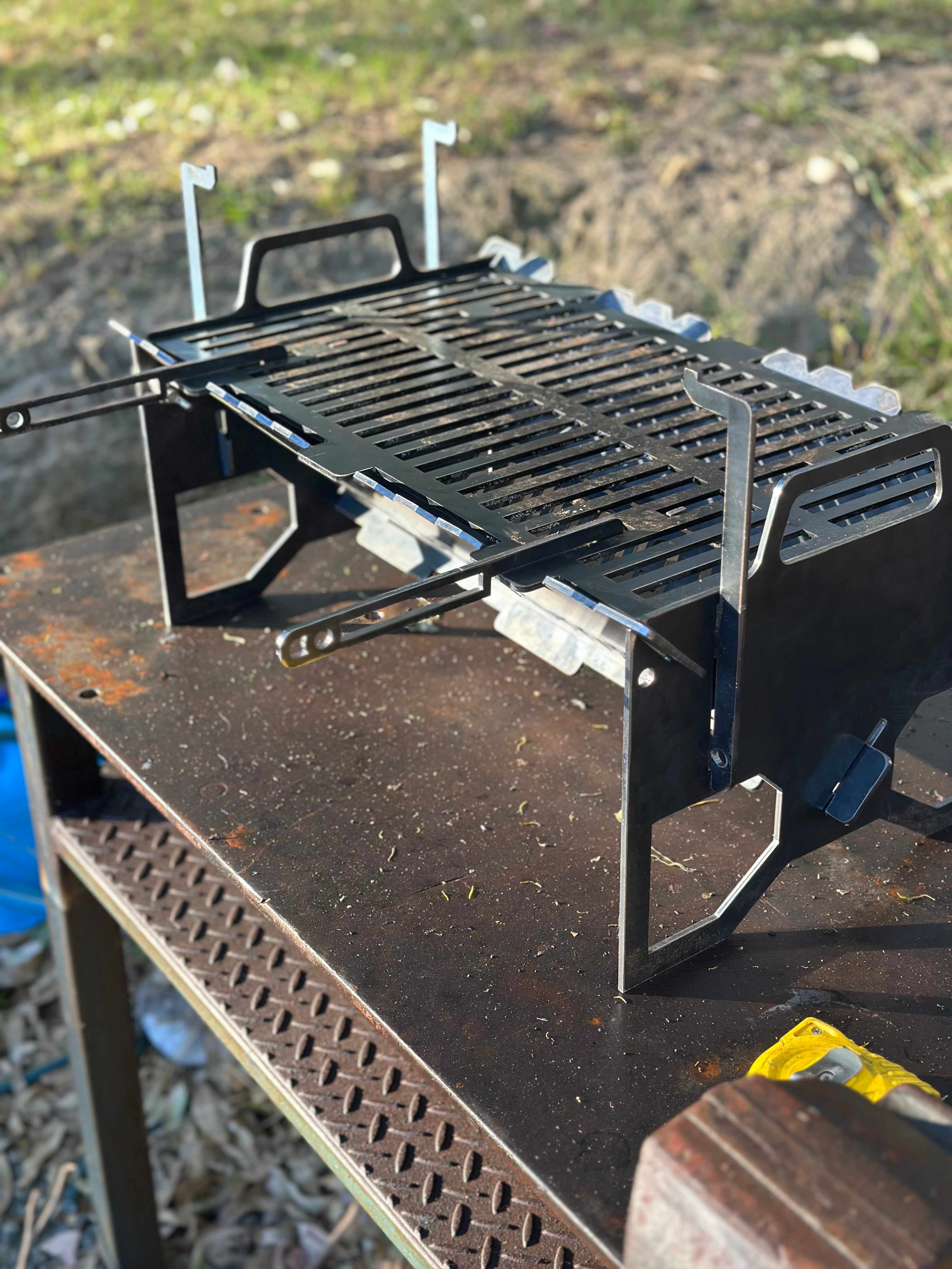 Flat-Pack BBQ Grill & Fire Pit