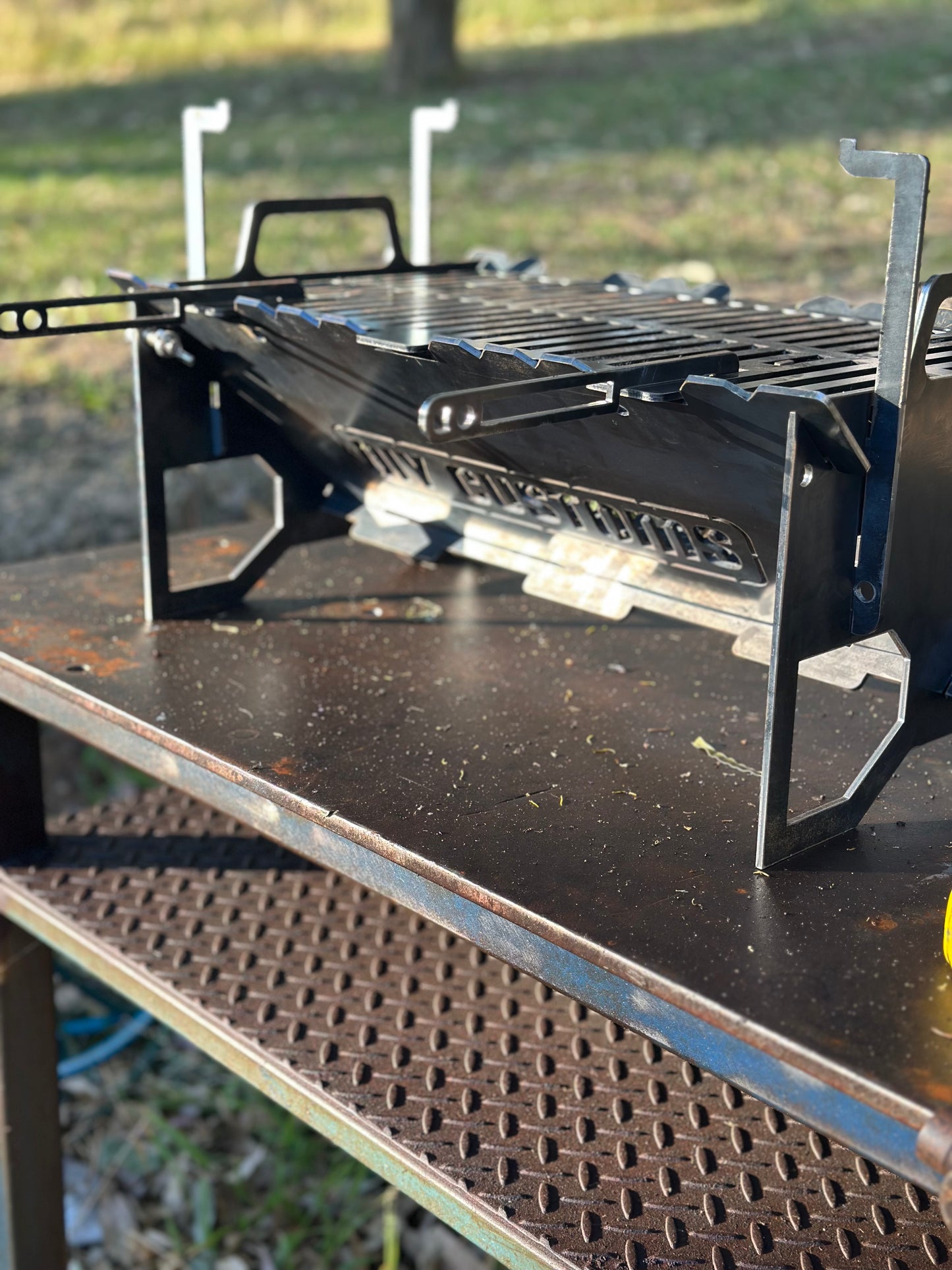 Flat-Pack BBQ Grill & Fire Pit