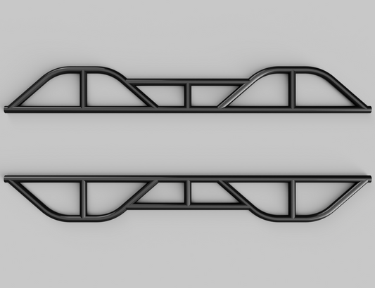 Double Kickout DIY Rock Slider Design 1