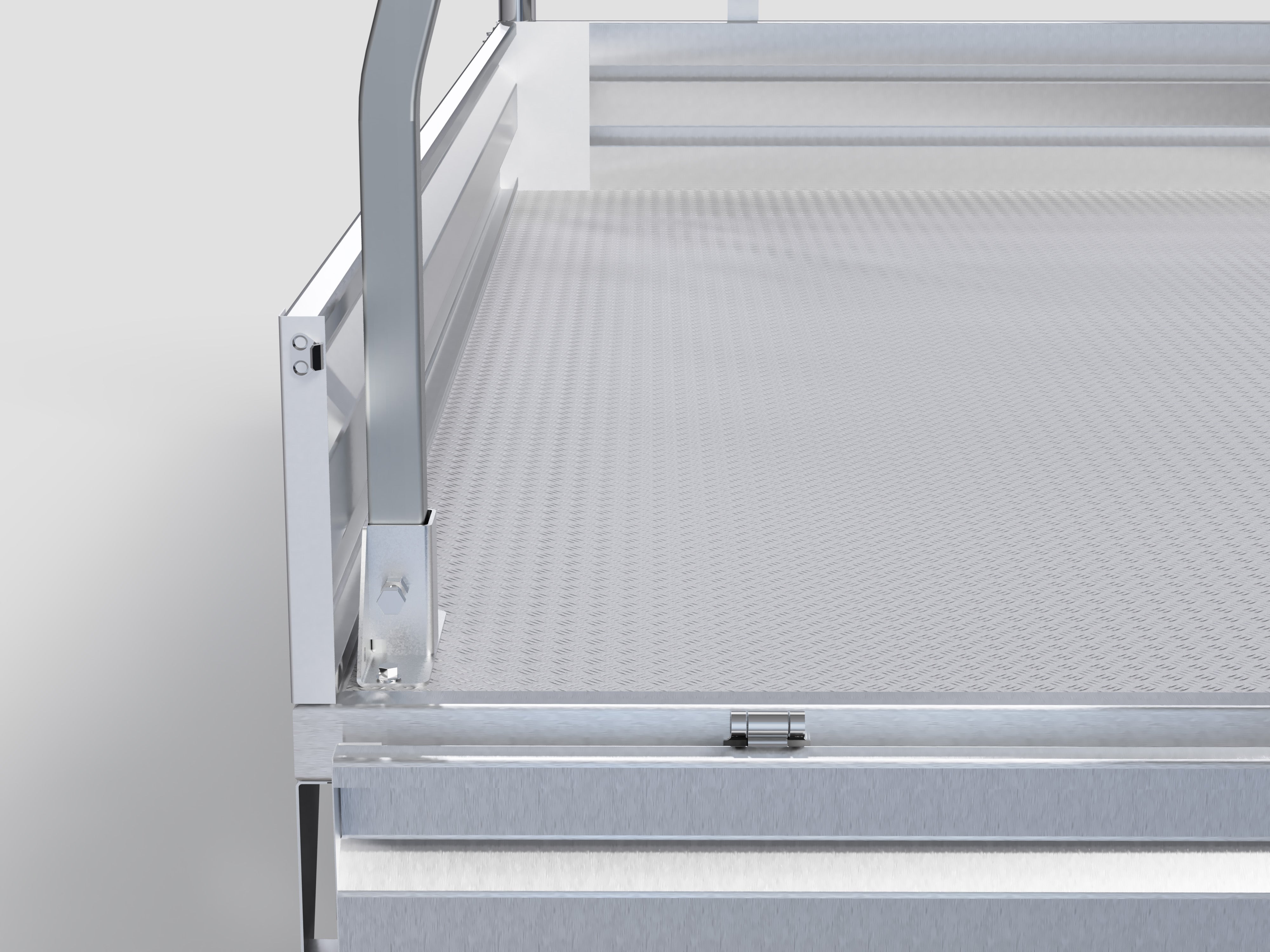 40x40 Square Australian-Made Universal Ladder Rack – Heavy-Duty Steel, Rated to 700 kg, Built for Utes & Trays