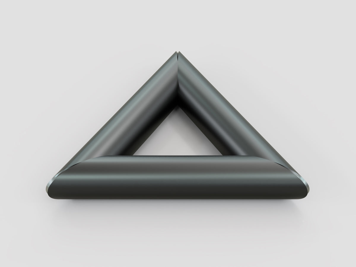 Round Tube Practice Weld Kit - Triangle Design (60 Degrees)